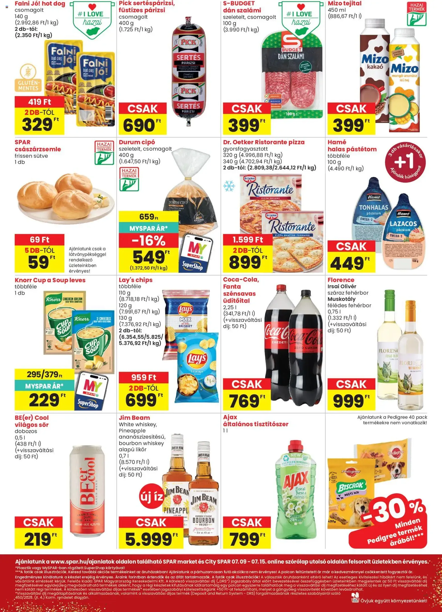 Spar Market akciós újság - 2026.07.09. érvényes szórólap 2 oldal 2 oldalból