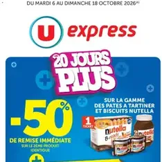 U Express catalogue - Prévisualisation du catalogue valable à partir du 06/10/2026