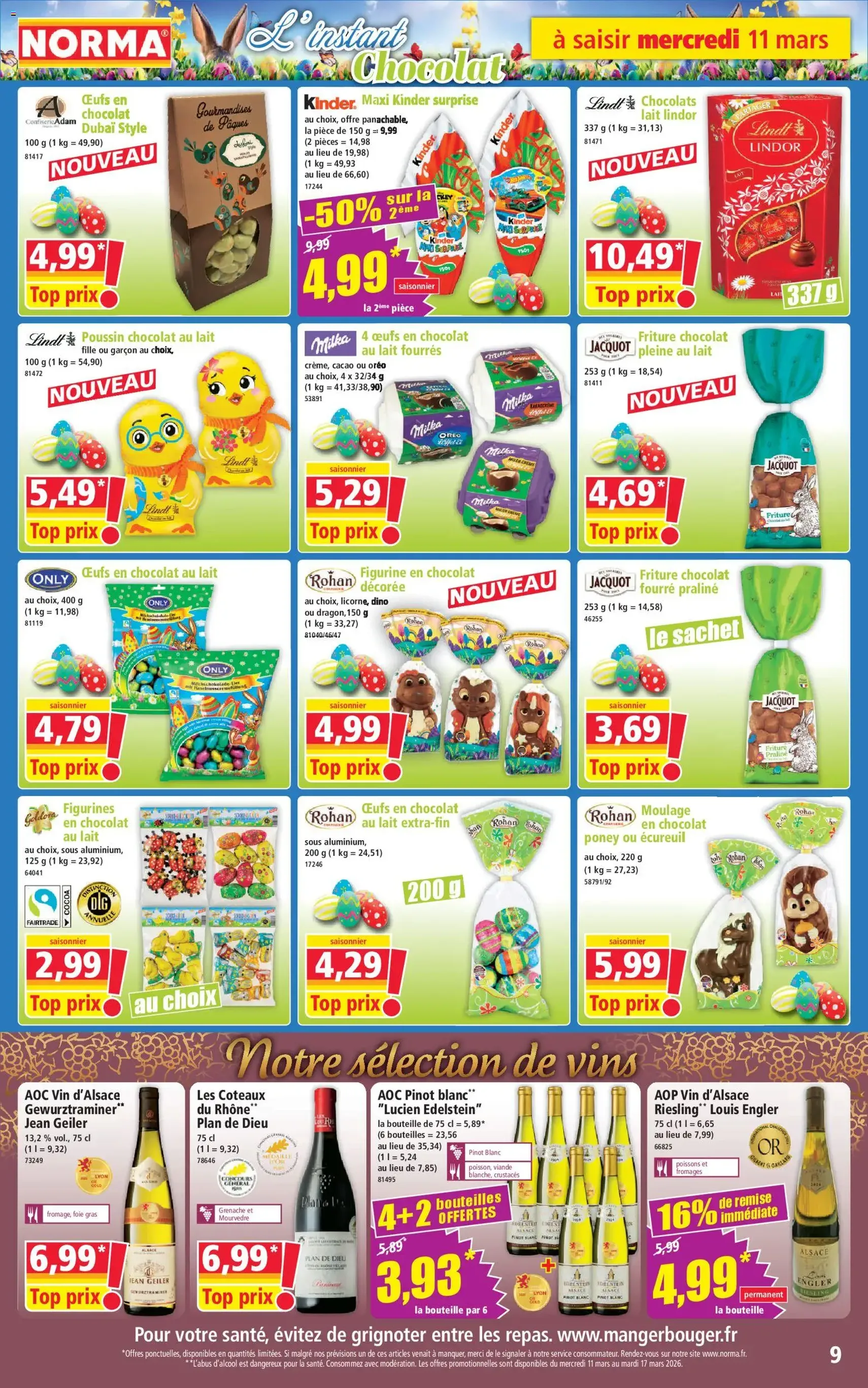 Norma catalogue - brochure valable à partir du 11/03/2026, page 9 sur 14