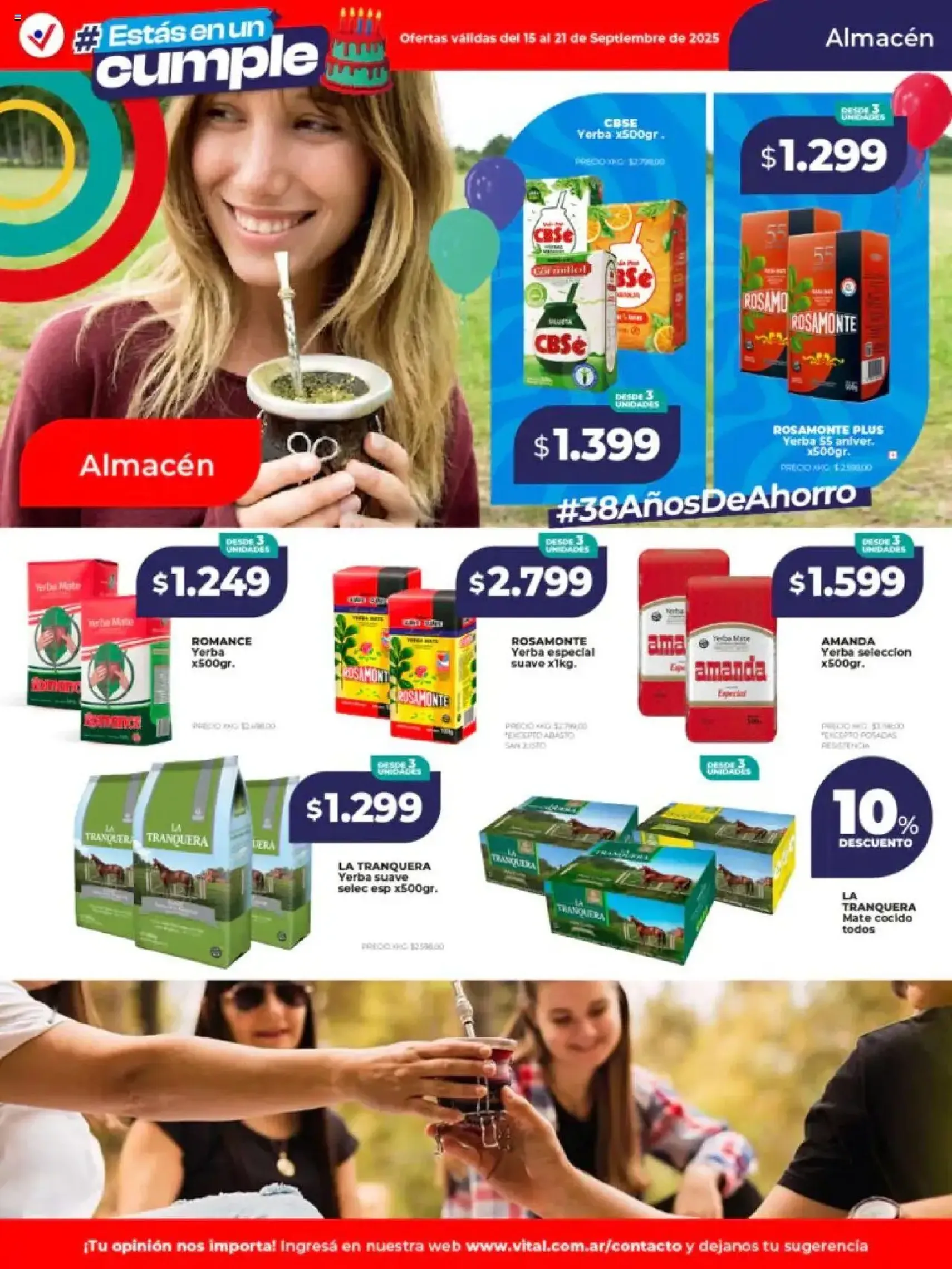 Vital - Ofertas - folleto válido desde 15/09/2025 página 15 de 22 Vital - Ofertas - folleto válido desde 15/09/2025 página 15 de 22