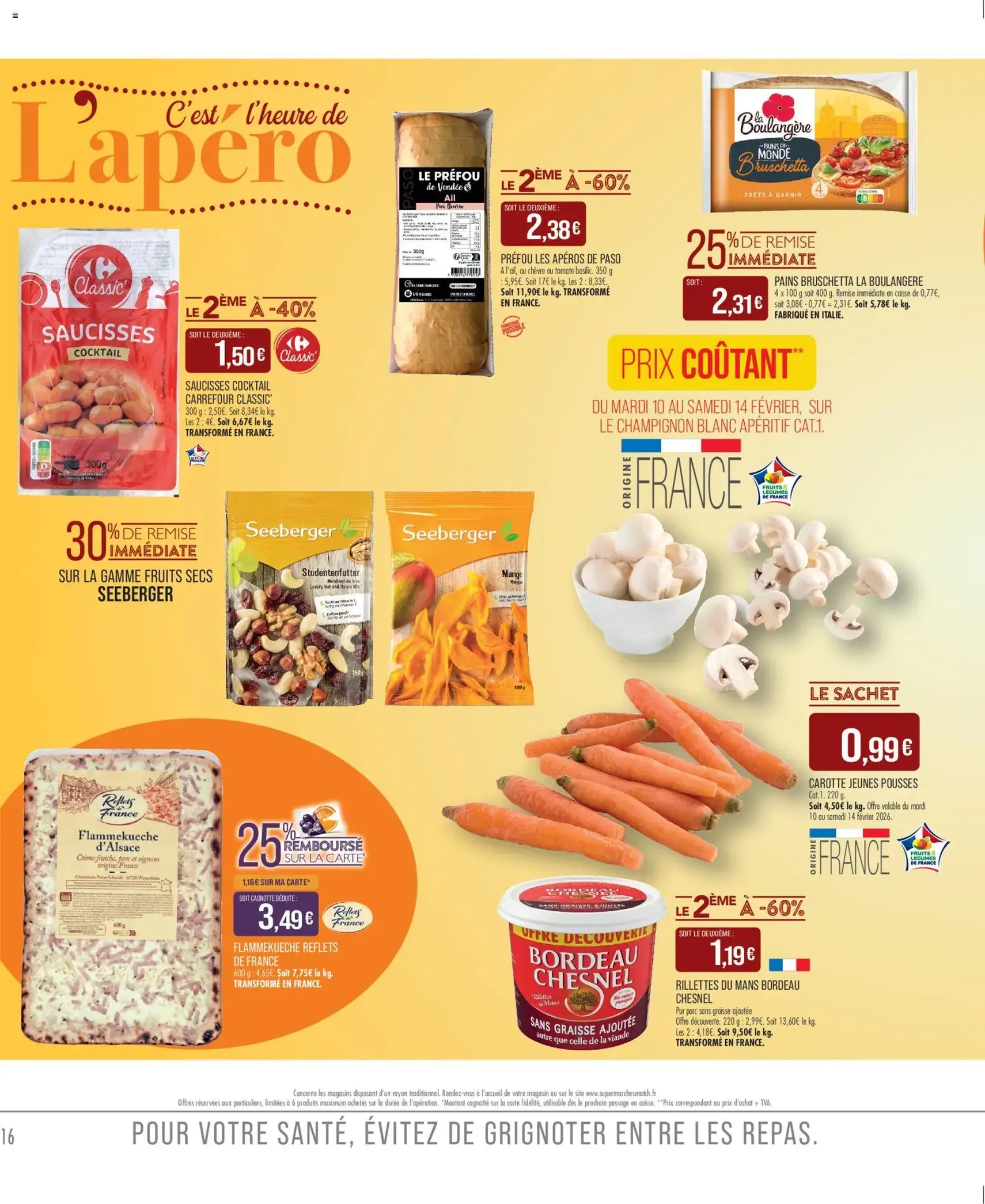 Match Supermarché catalogue - brochure valable à partir du 10/02/2026, page 16 sur 22