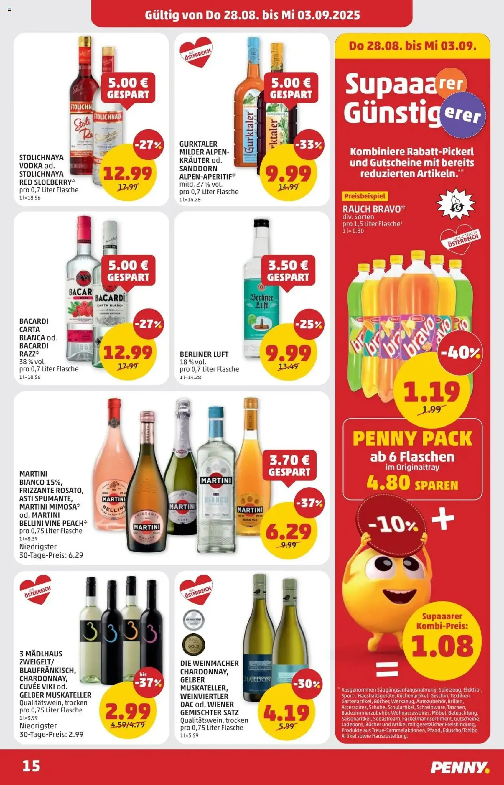 Penny Markt Flugblatt - Gültiger Prospekt ab 28.08.2025, Seite 15 von insgesamt 28 Penny Markt Flugblatt - Gültiger Prospekt ab 28.08.2025, Seite 15 von insgesamt 28