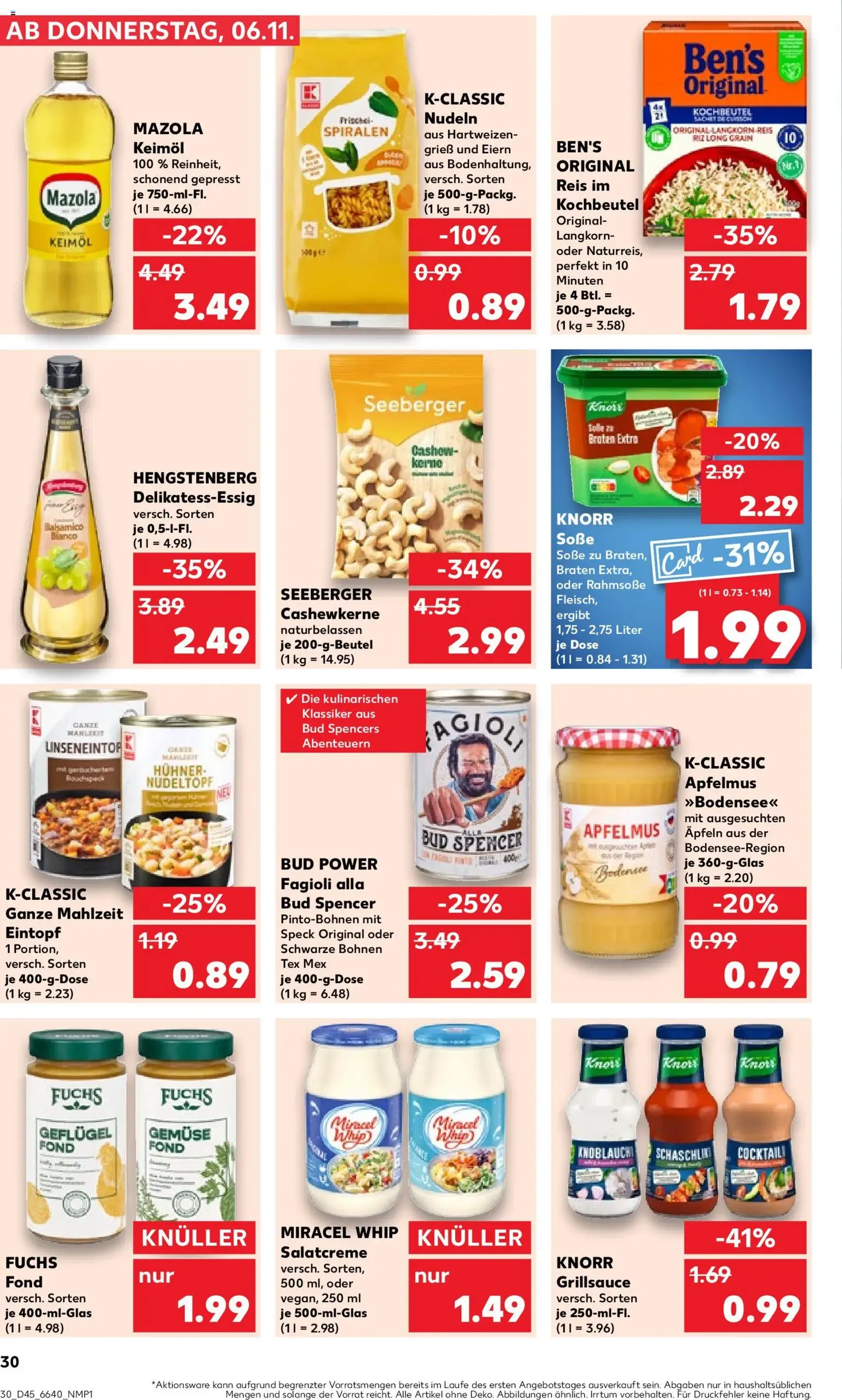 Kaufland Prospekt - Gültiger Prospekt ab 06.11.2025, Seite 30 von insgesamt 64