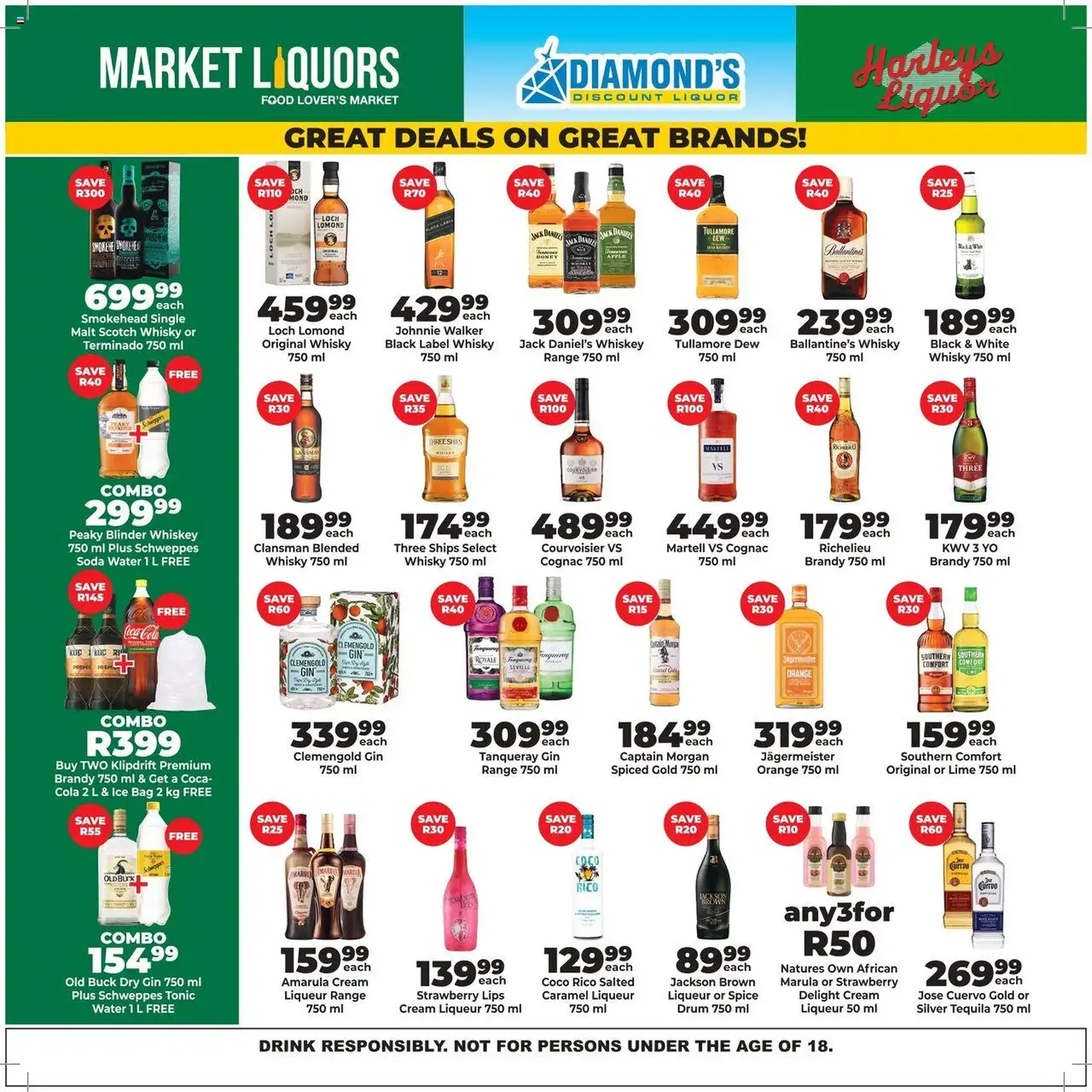 Diamond Discount Liquors Specials - valid flyer from 20/10/2025, page 1 of 2