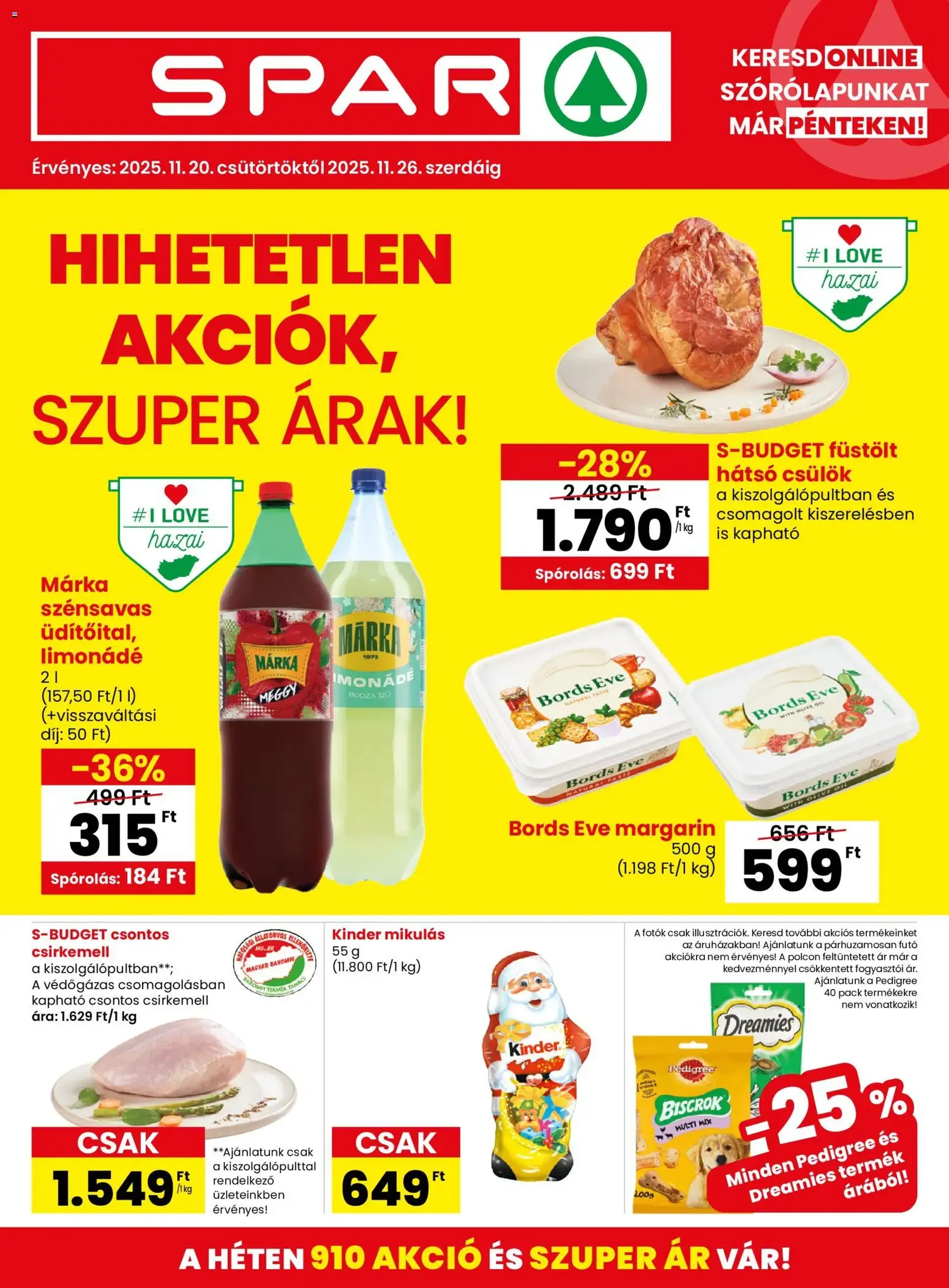 Spar Black Friday - 2025.11.20. érvényes szórólap 1 oldal 20 oldalból