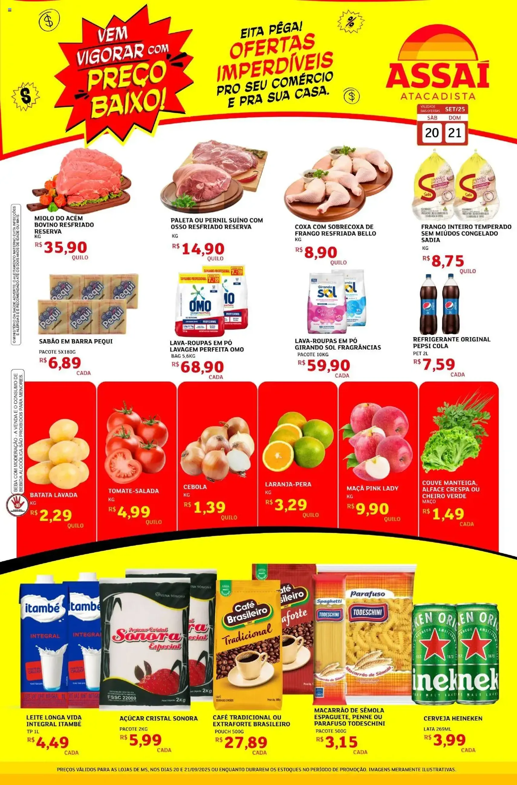 Encarte Assaí Atacadista - folheto válido a partir de 20/09/2025 página 1 de 1