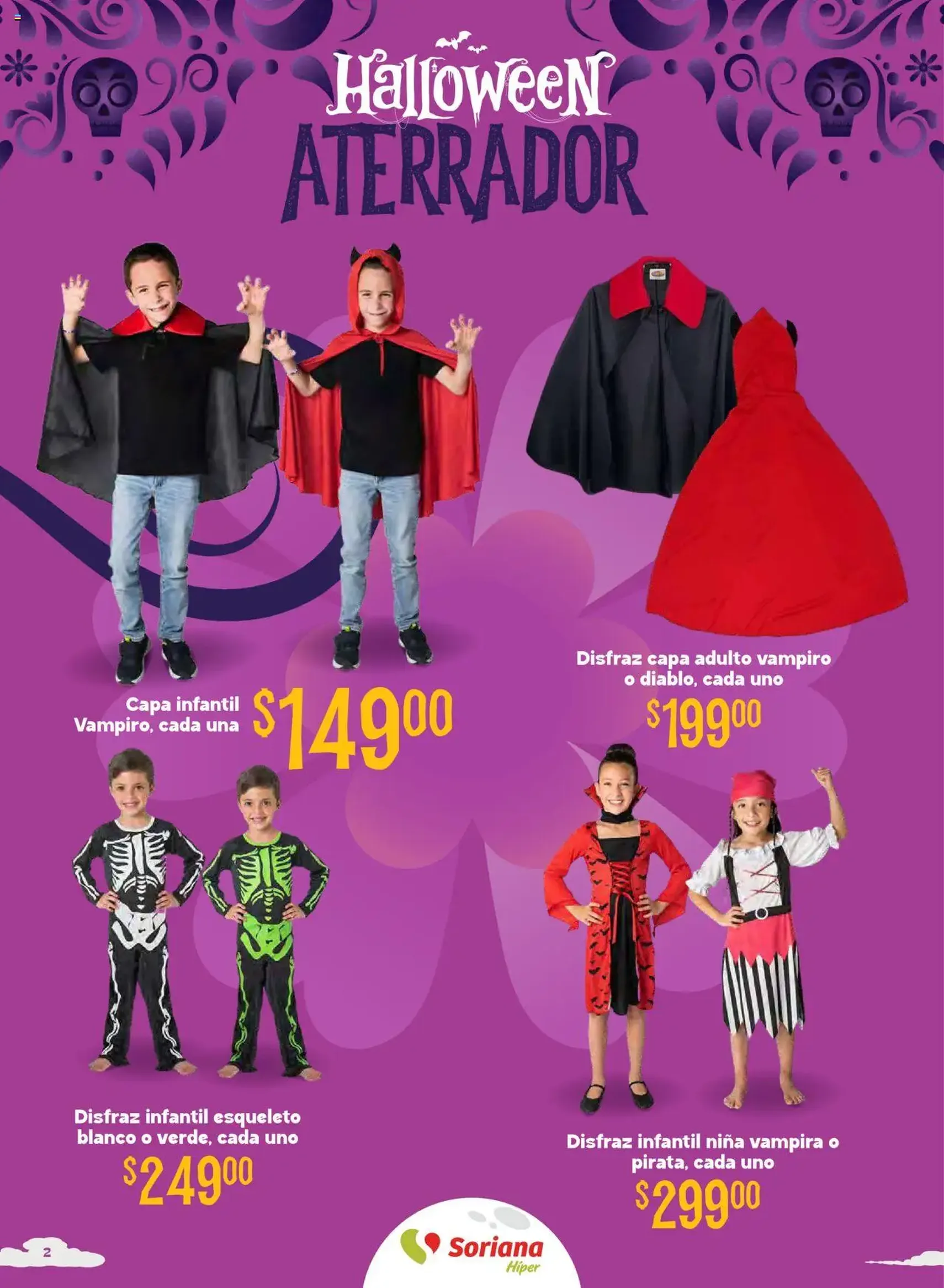 Soriana - Halloween y Día de muertos Híper Nacional - folleto válido desde 16/10/2025 página 2 de 29 Soriana - Halloween y Día de muertos Híper Nacional - folleto válido desde 16/10/2025 página 2 de 29