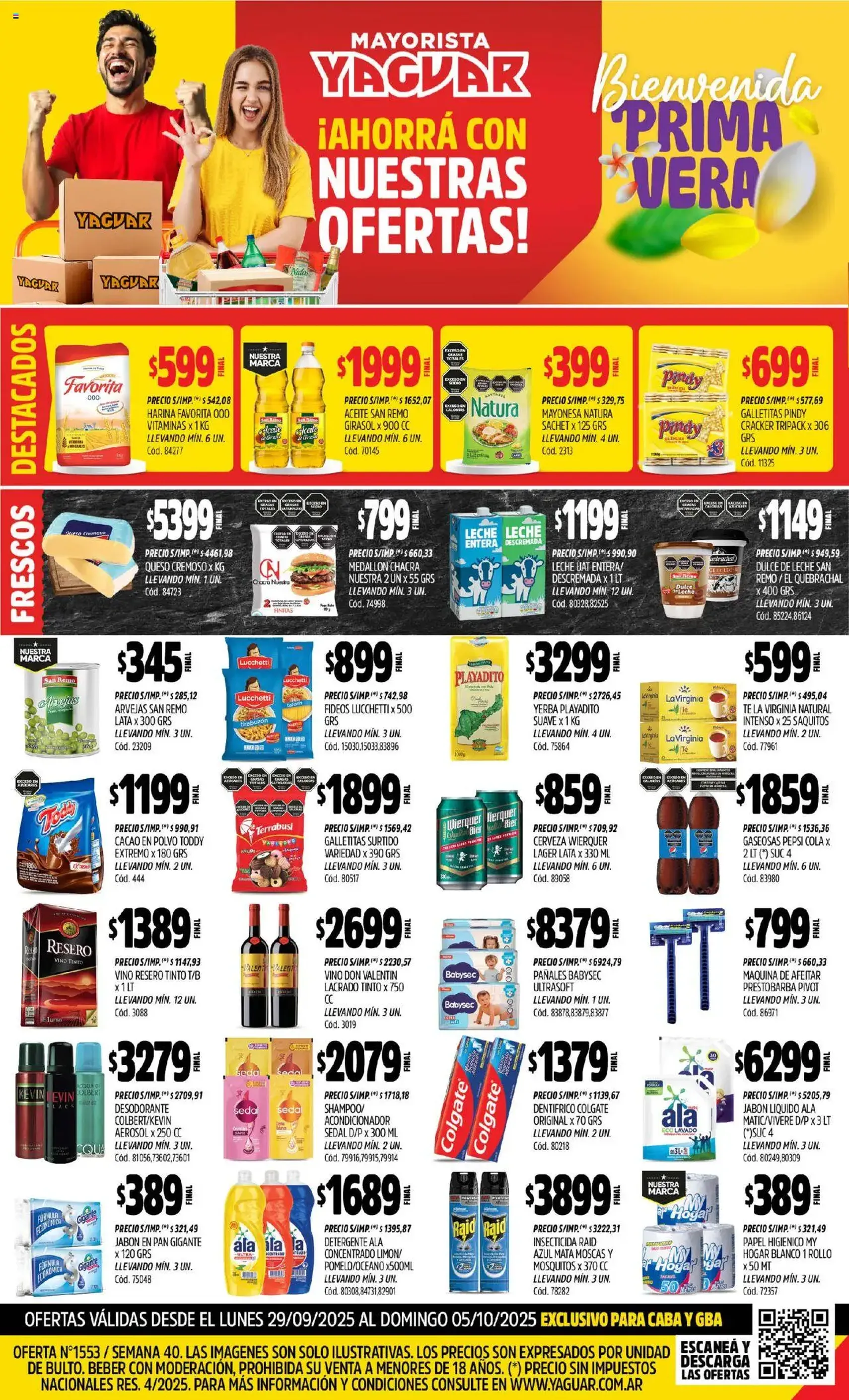 Yaguar catálogo - folleto válido desde 29/09/2025 página 1 de 34