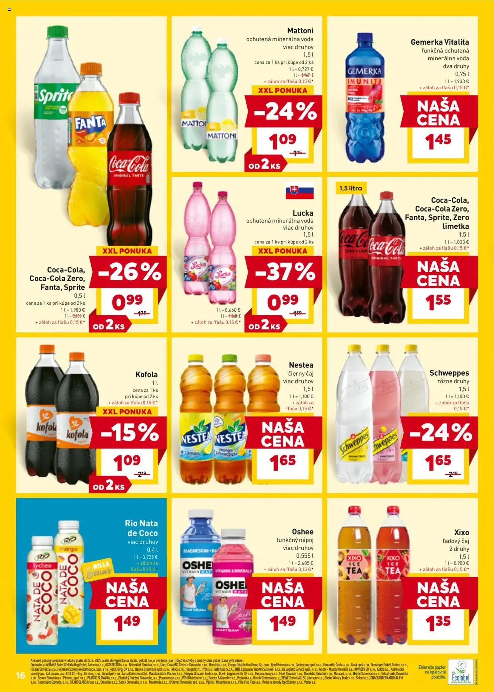 Billa leták - platný leták od 30.07.2025 strana 16 z 24