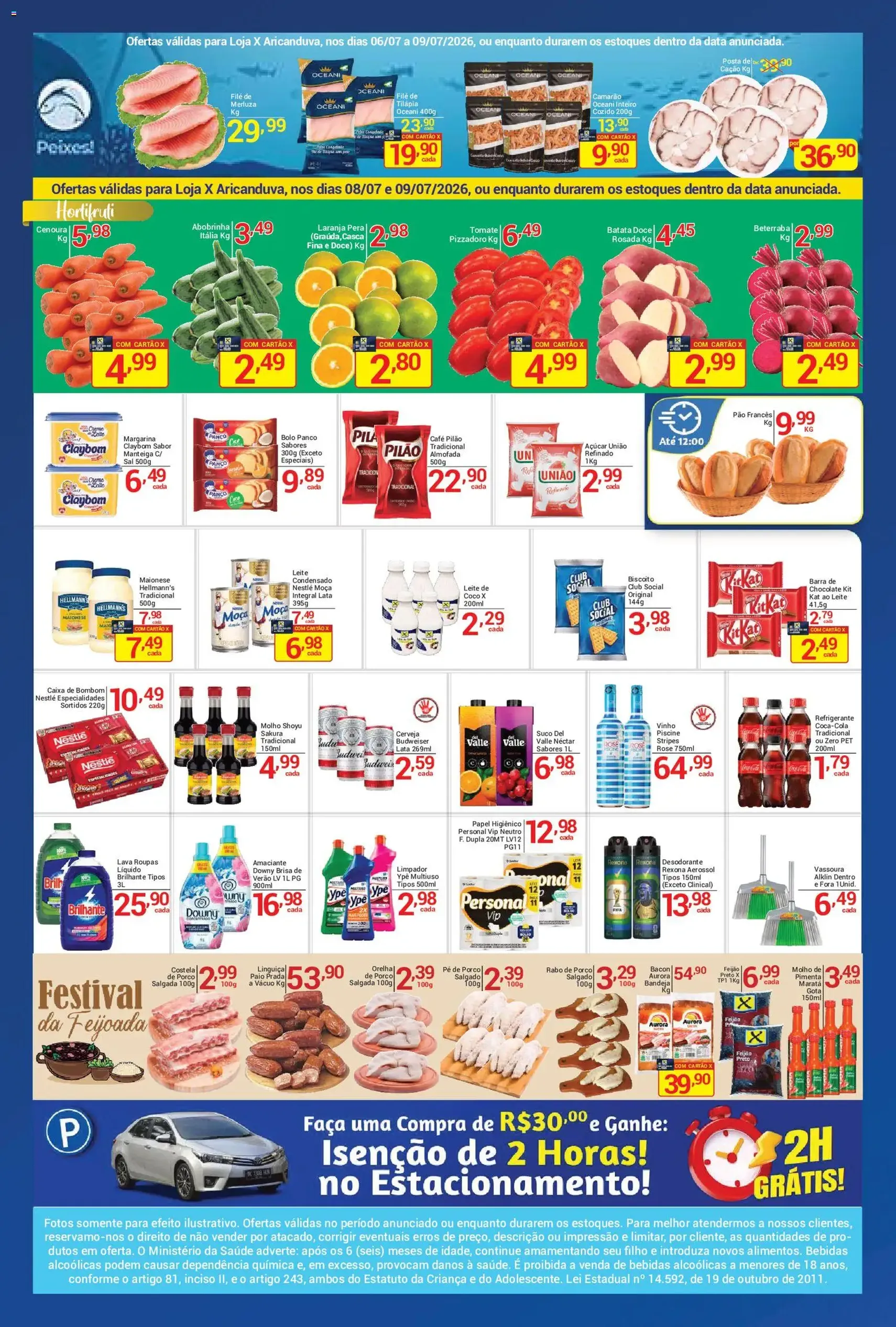 X Supermercados - Ofertas da semana - folheto válido a partir de 06/07/2026 página 2 de 2