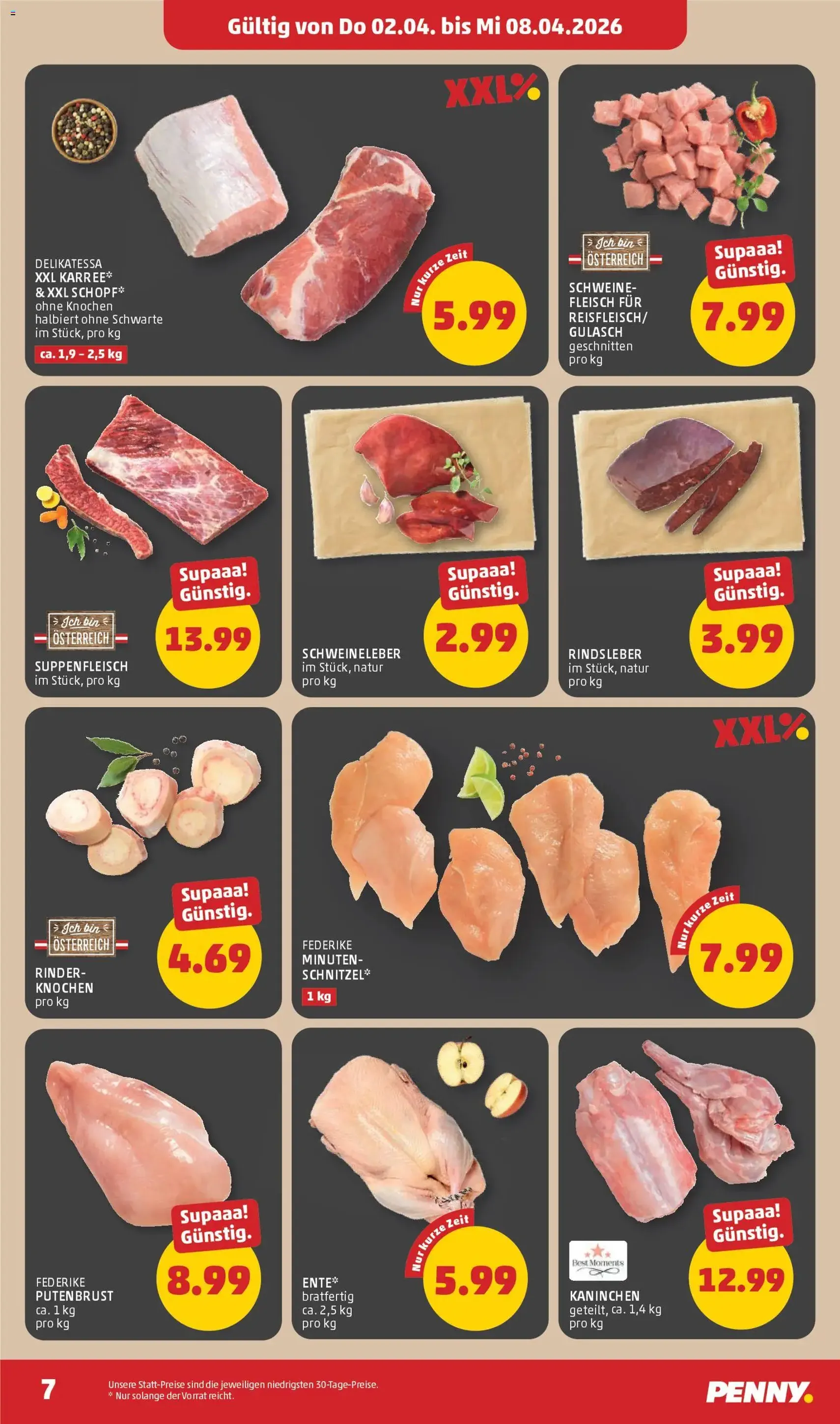Penny Markt Flugblatt - Gültiger Prospekt ab 02.04.2026, Seite 7 von insgesamt 32