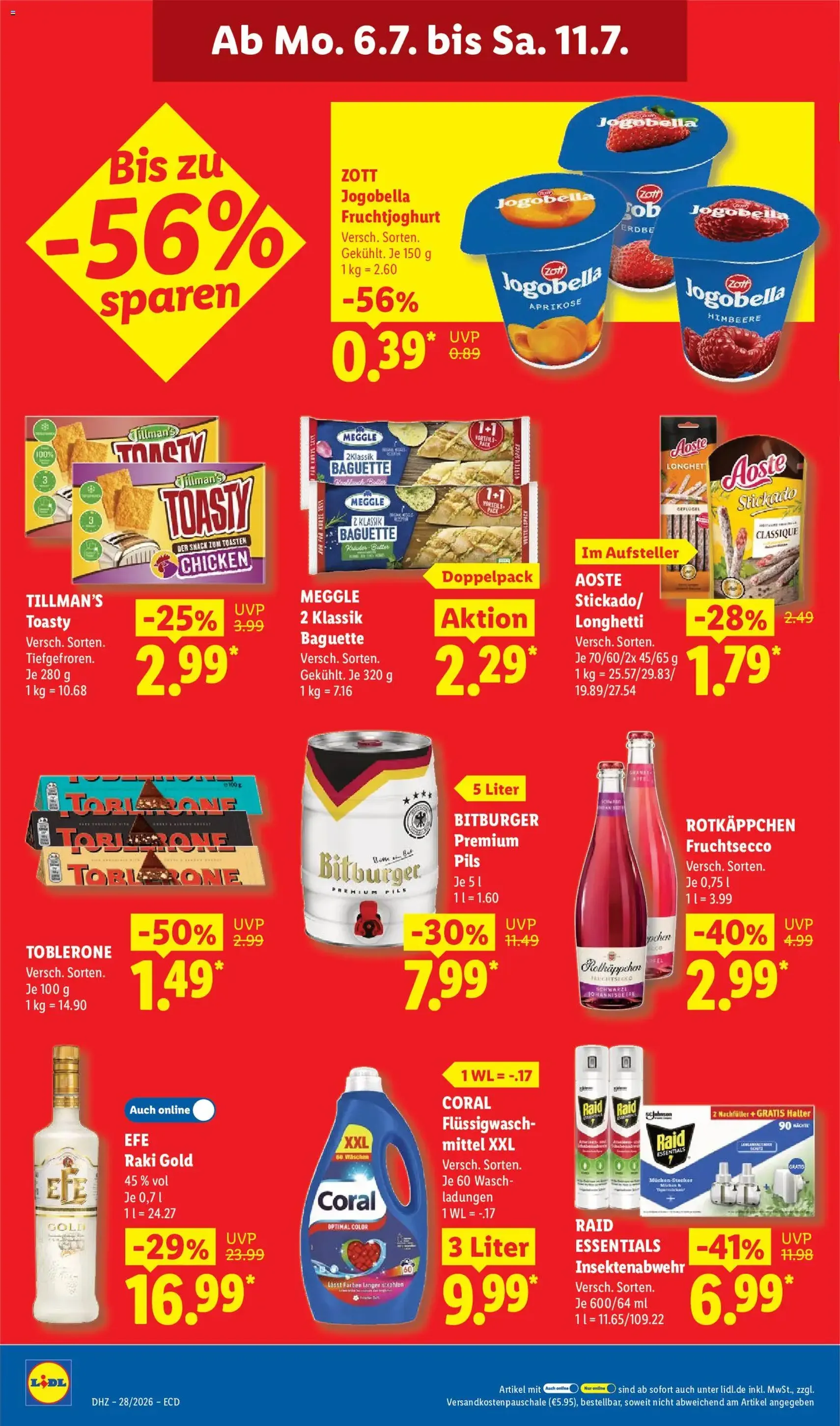 Lidl Prospekt - Gültiger Prospekt ab 06.07.2026, Seite 16 von insgesamt 62