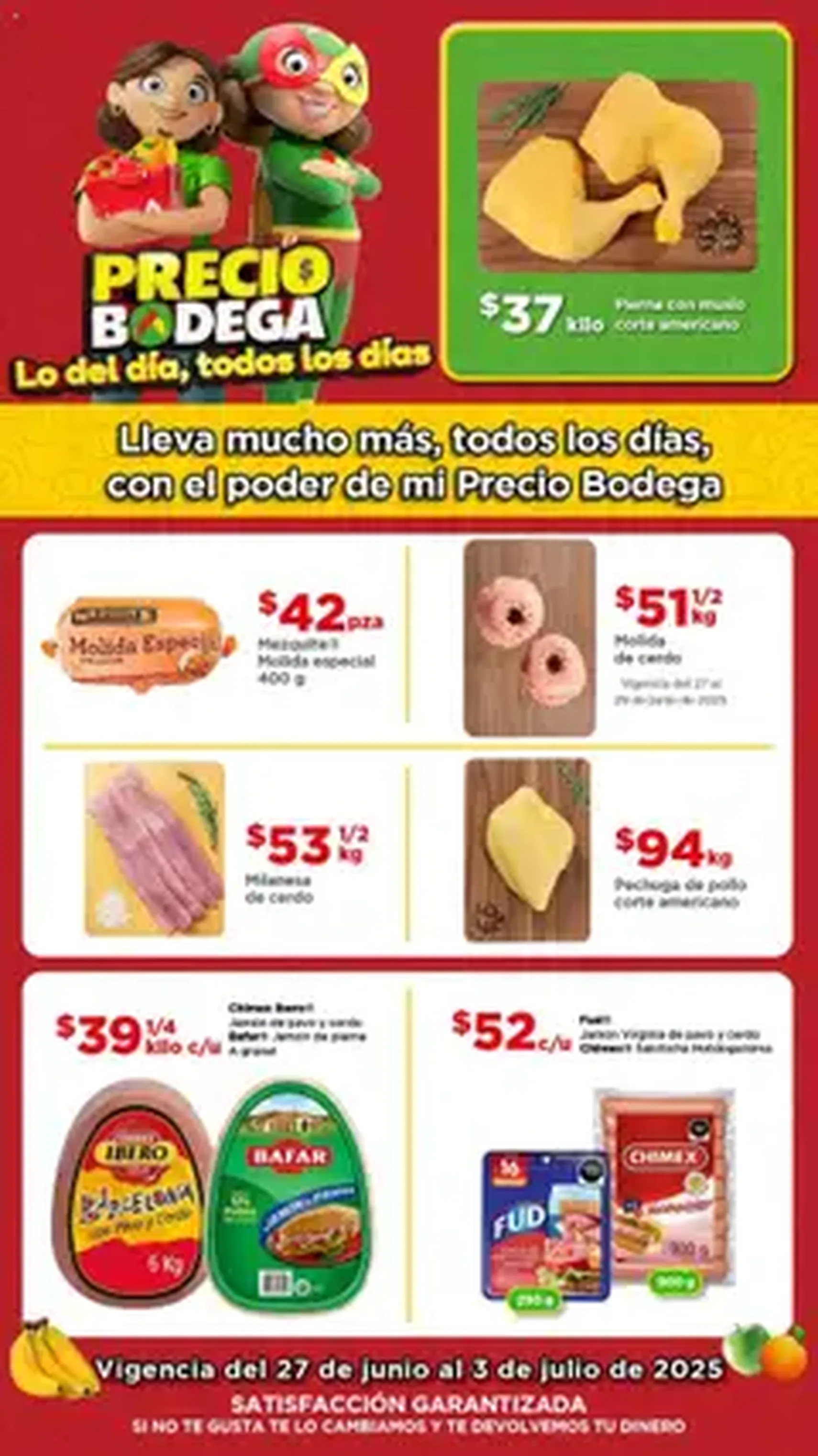 Bodega Aurrerá folleto Precio - folleto válido desde 27/06/2025 página 1 de 1