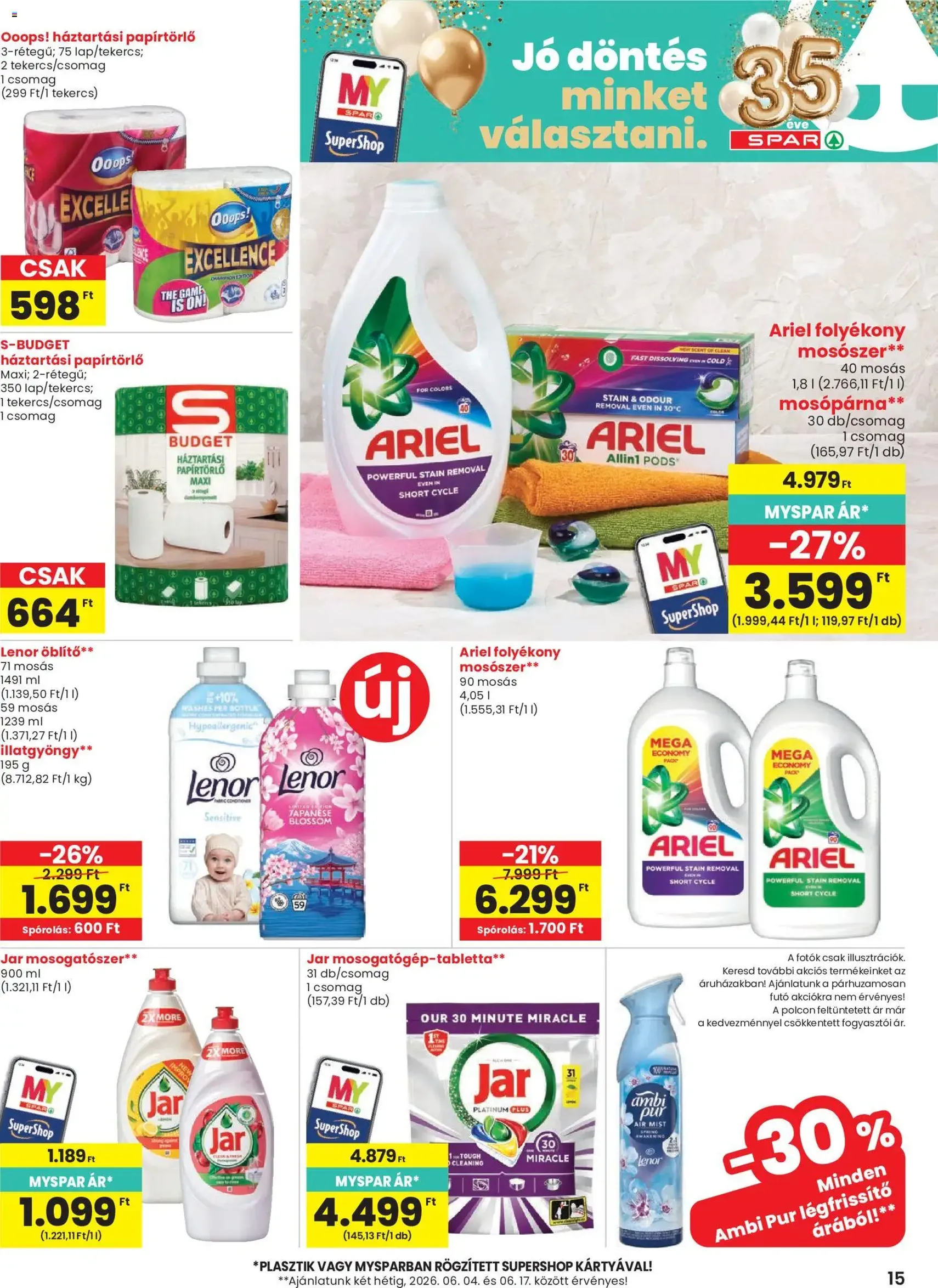 Spar akciós újság - 2026.06.04. érvényes szórólap 15 oldal 20 oldalból