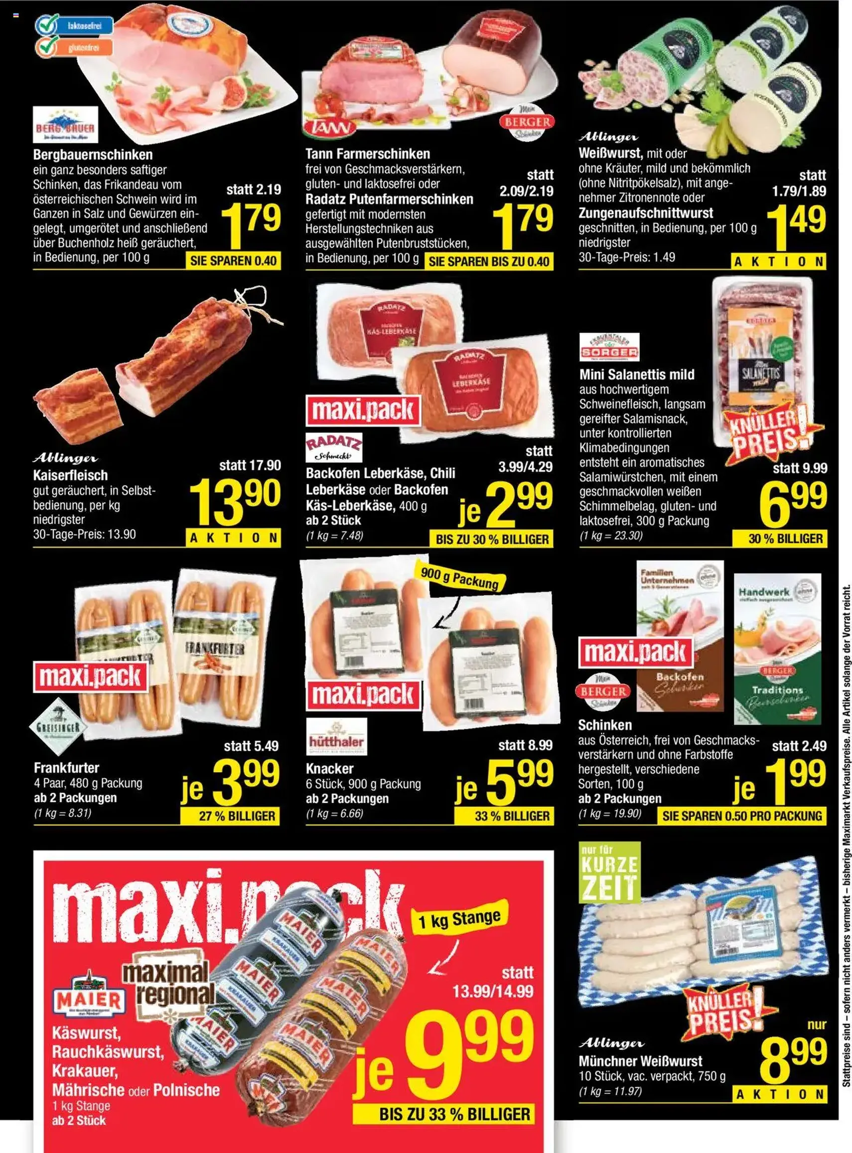 Maximarkt Flugblatt - Gültiger Prospekt ab 13.10.2025, Seite 5 von insgesamt 28 Maximarkt Flugblatt - Gültiger Prospekt ab 13.10.2025, Seite 5 von insgesamt 28