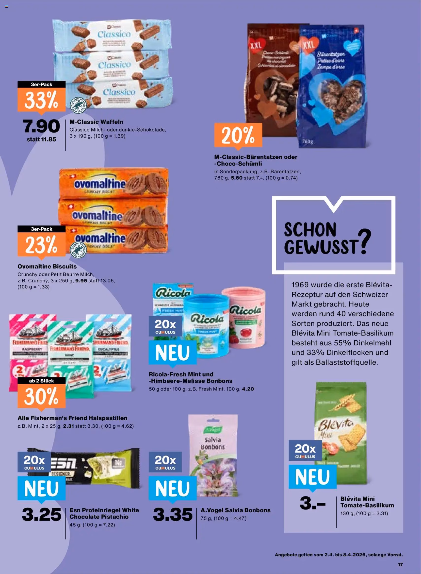 Migros aktionen - Gültiger Prospekt ab 02.04.2026, Seite 17 von insgesamt 24