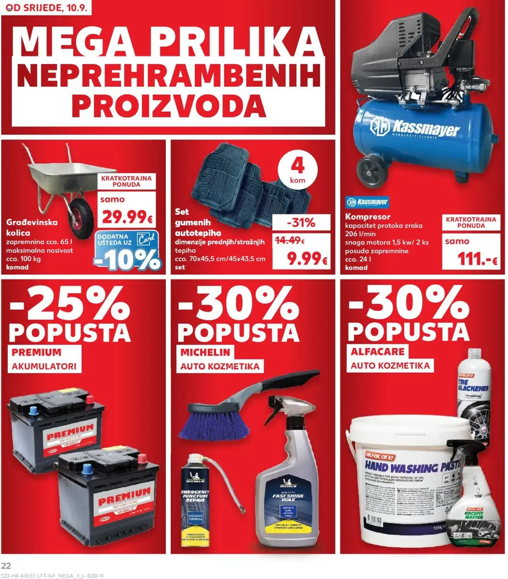 Kaufland HR - Osijek - 2025.09.10. érvényes szórólap 22 oldal 40 oldalból