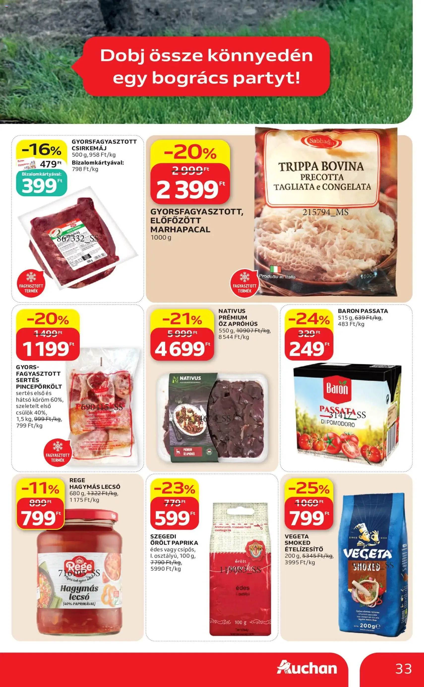 Auchan akciós újság - 2026.05.21. érvényes szórólap 33 oldal 52 oldalból