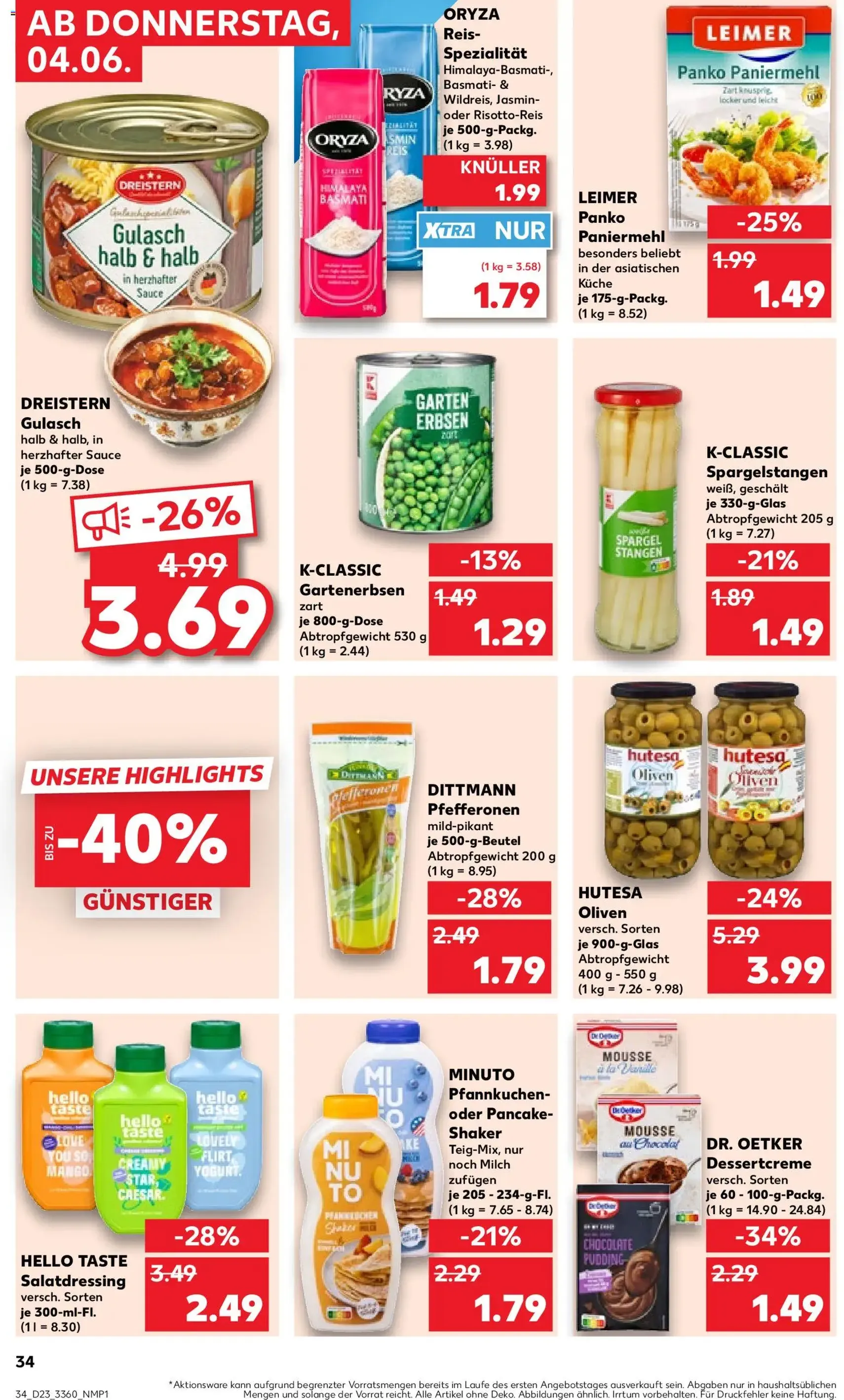 Kaufland Prospekt - Gültiger Prospekt ab 04.06.2026, Seite 34 von insgesamt 62