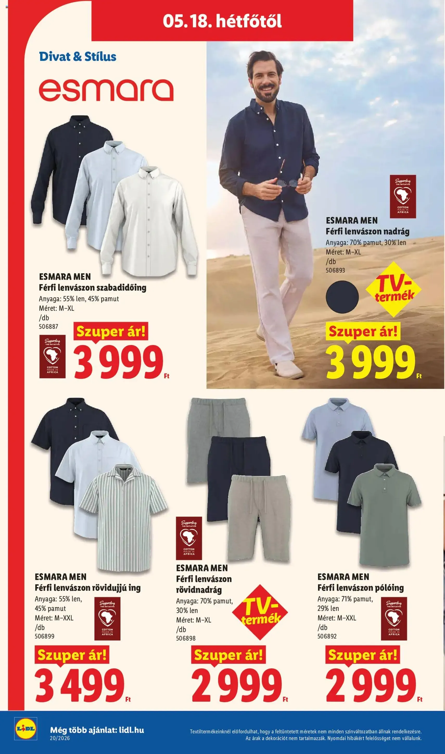 Lidl akciós újság - 2026.05.14. érvényes szórólap 50 oldal 68 oldalból