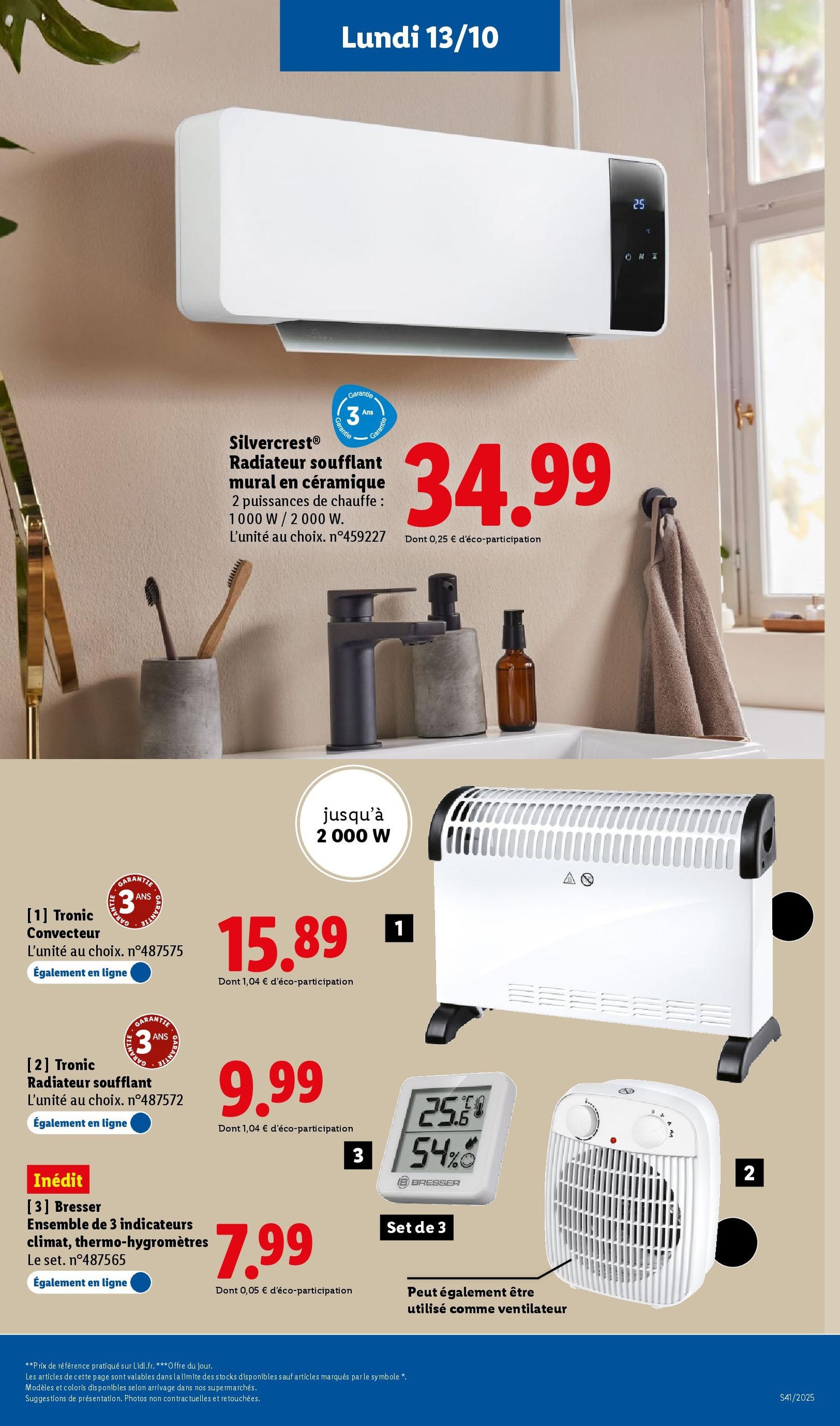 LIDL catalogue semaine 41 - brochure valable à partir du 09/10/2025, page 61 sur 73
