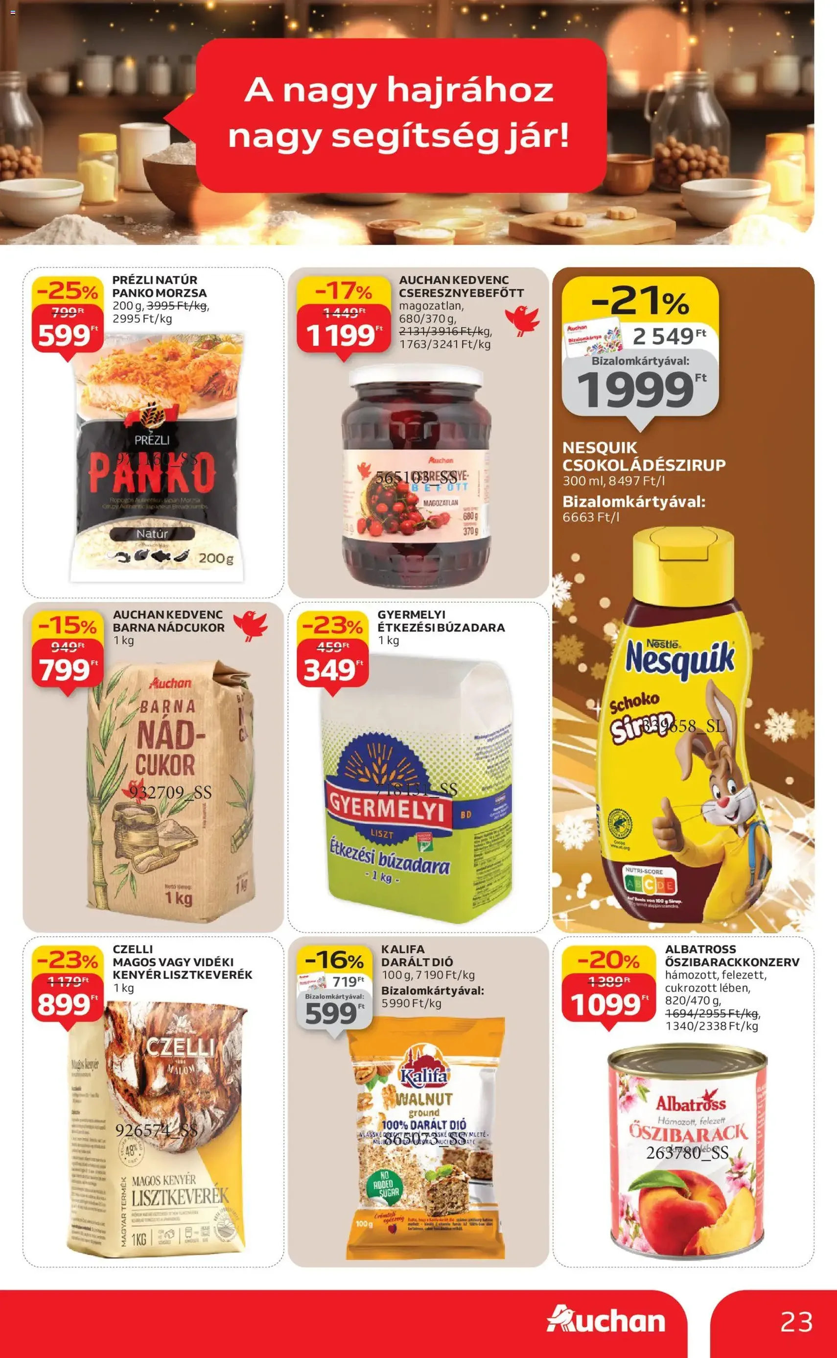 Auchan Akciós újság - 2025.12.18. érvényes szórólap 23 oldal 60 oldalból