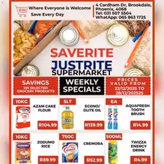 Saverite Specials - Flyer preview valid from 22/12/2025