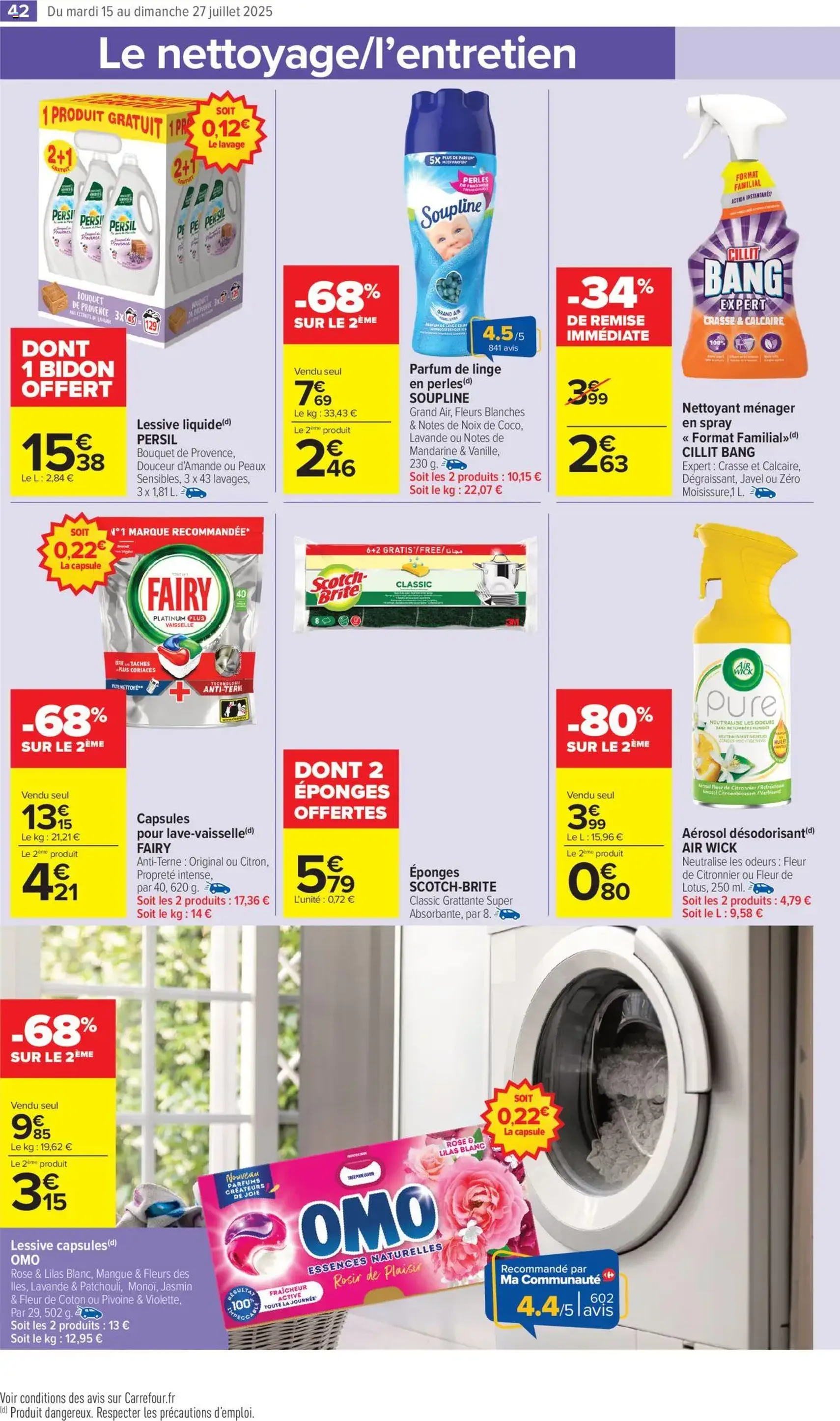 Carrefour Market catalogue semaine 29 - brochure valable à partir du 15/07/2025, page 44 sur 54 Carrefour Market catalogue semaine 29 - brochure valable à partir du 15/07/2025, page 44 sur 54