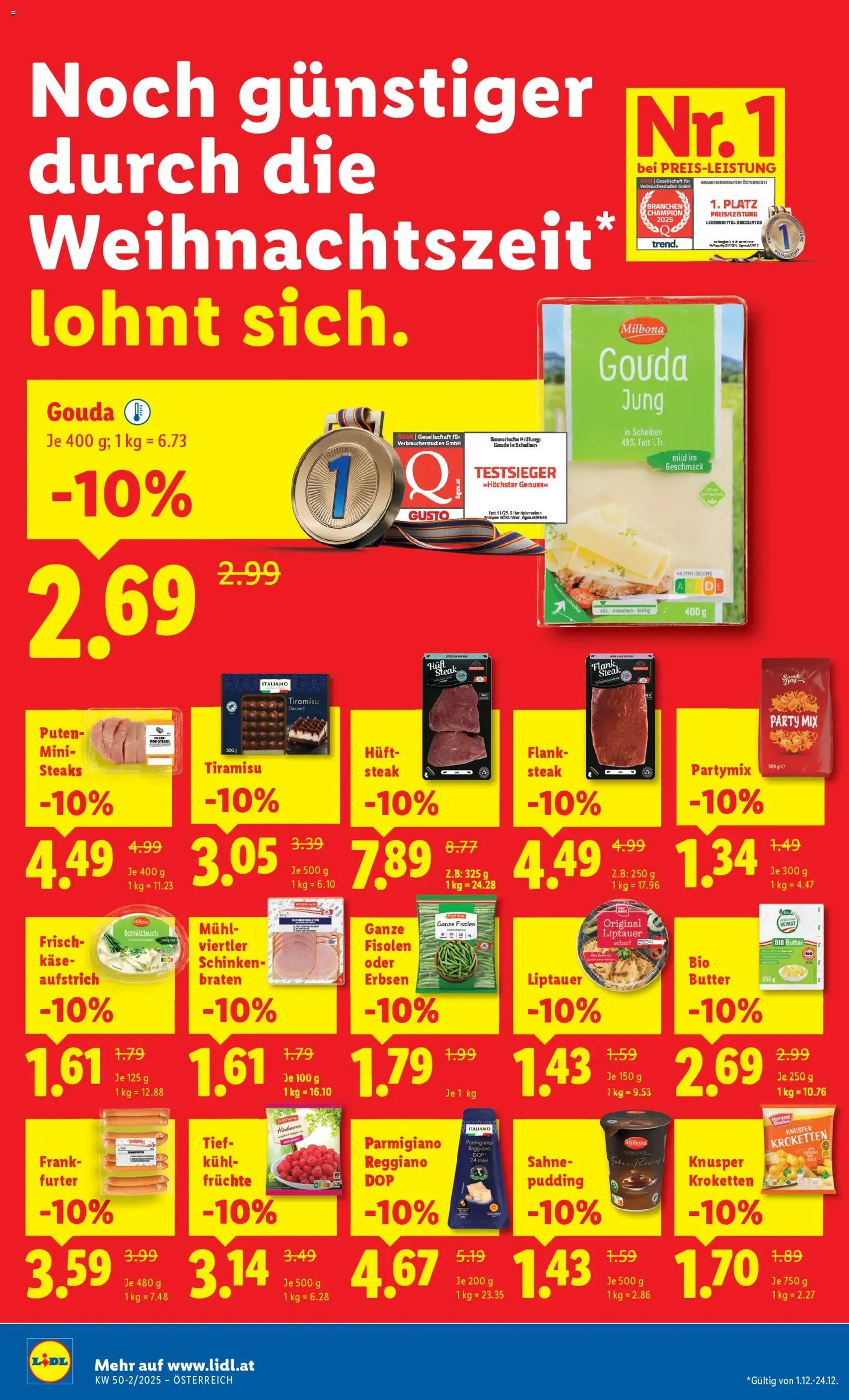 Lidl Flugblatt - Gültiger Prospekt ab 11.12.2025, Seite 2 von insgesamt 50