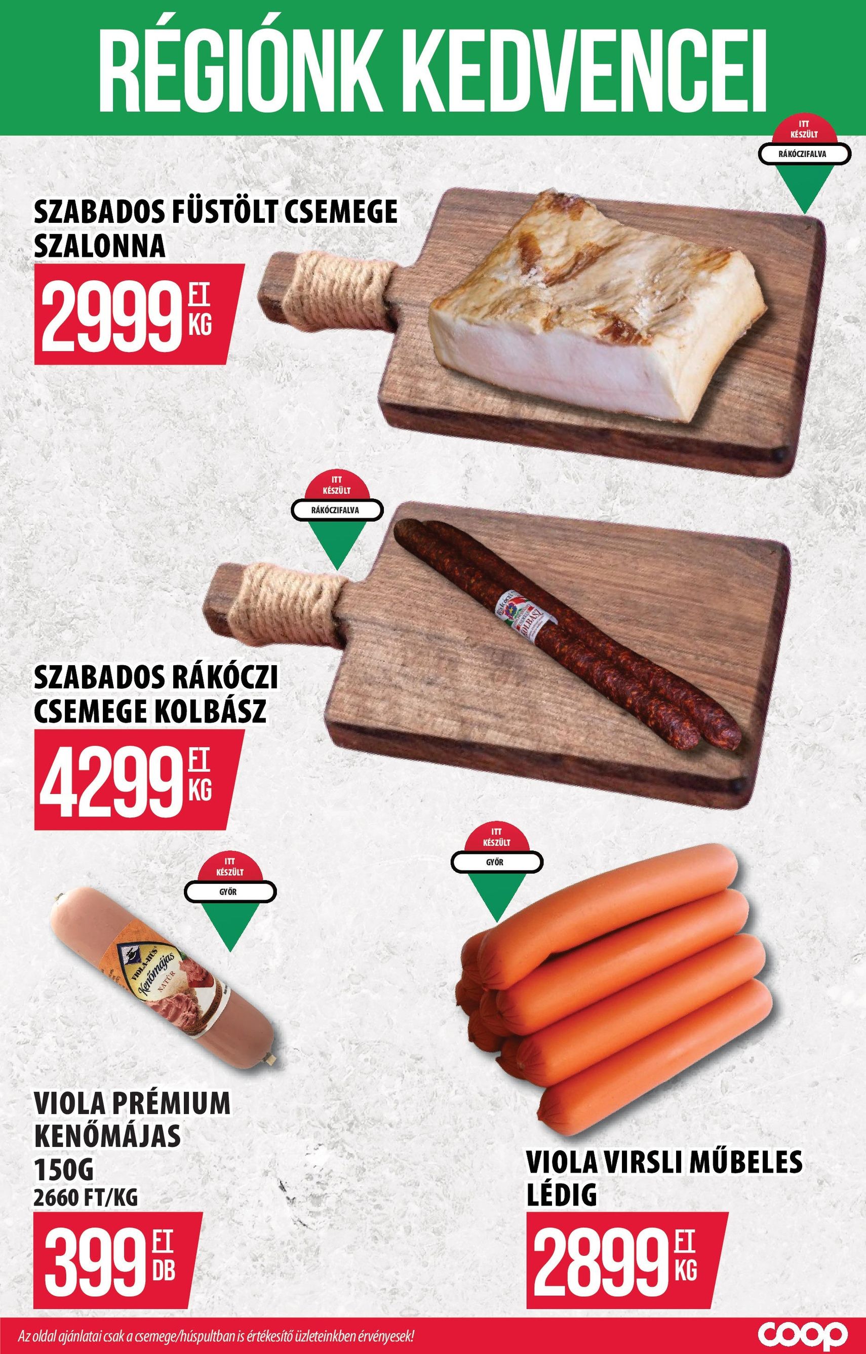 COOP Szolnok Akciós újság - 2025.08.07. érvényes szórólap 4 oldal 14 oldalból