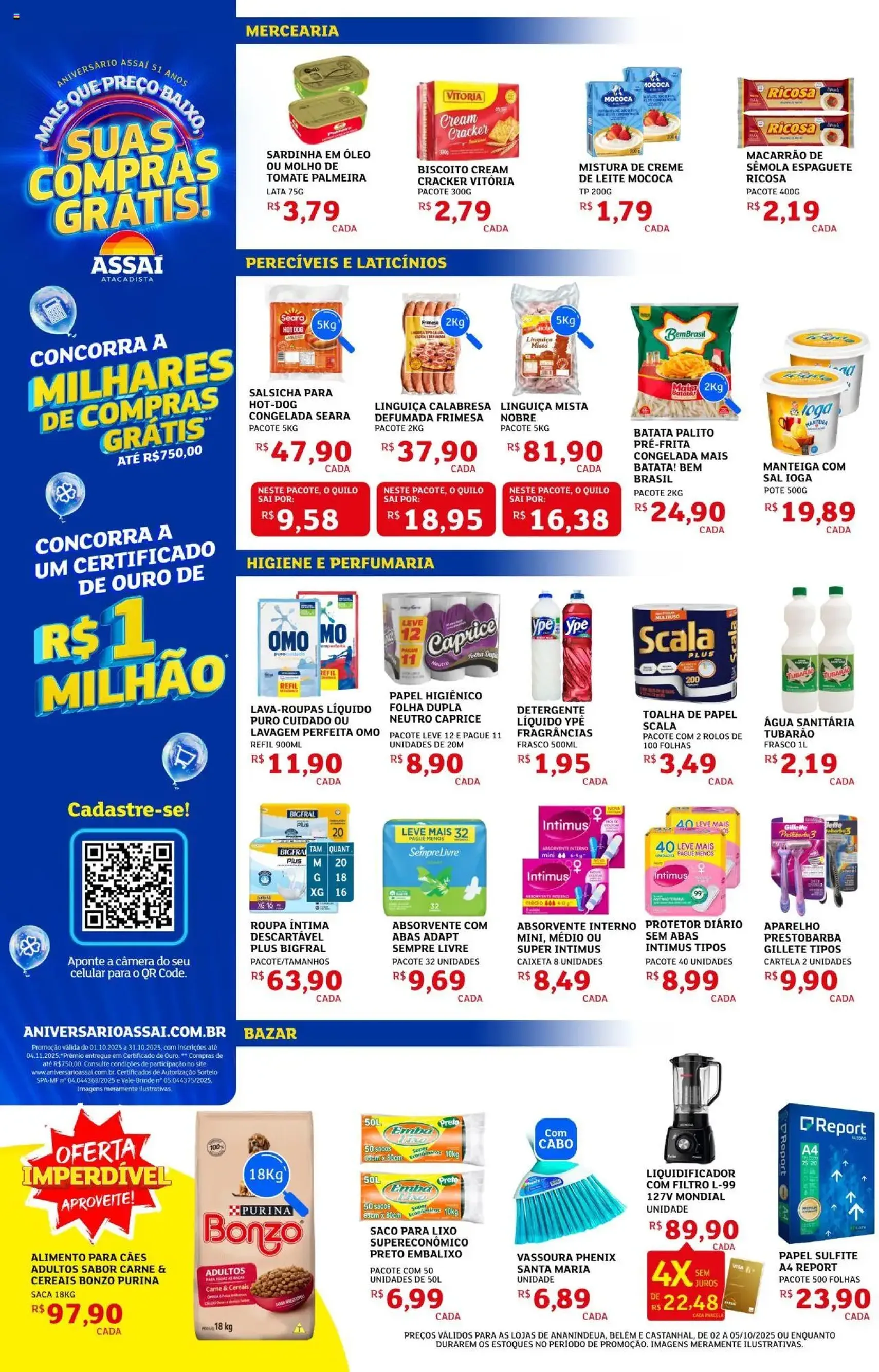 Encarte Assaí Atacadista - folheto válido a partir de 02/10/2025 página 2 de 8