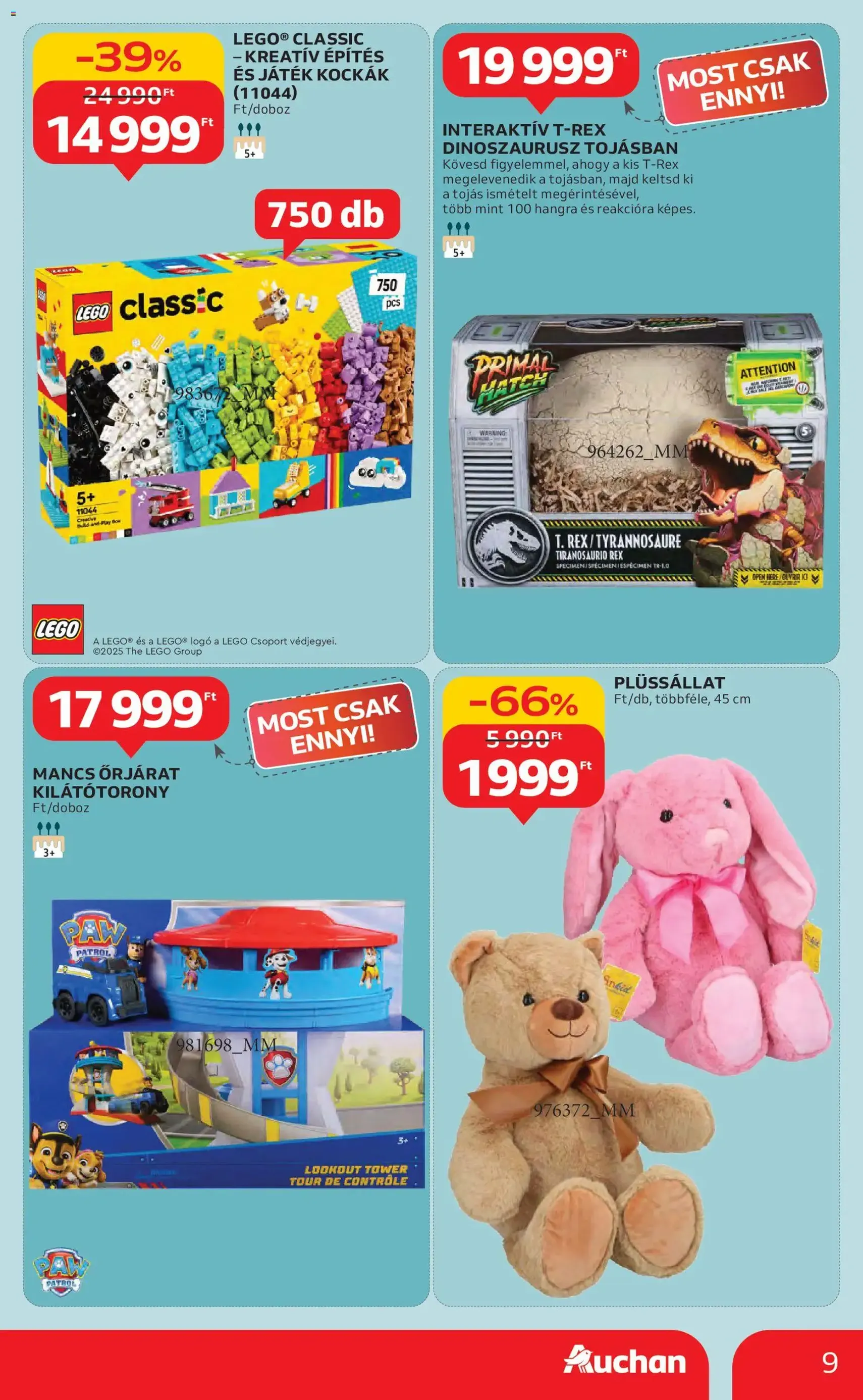 Auchan Akciós újság - 2025.11.06. érvényes szórólap 9 oldal 58 oldalból