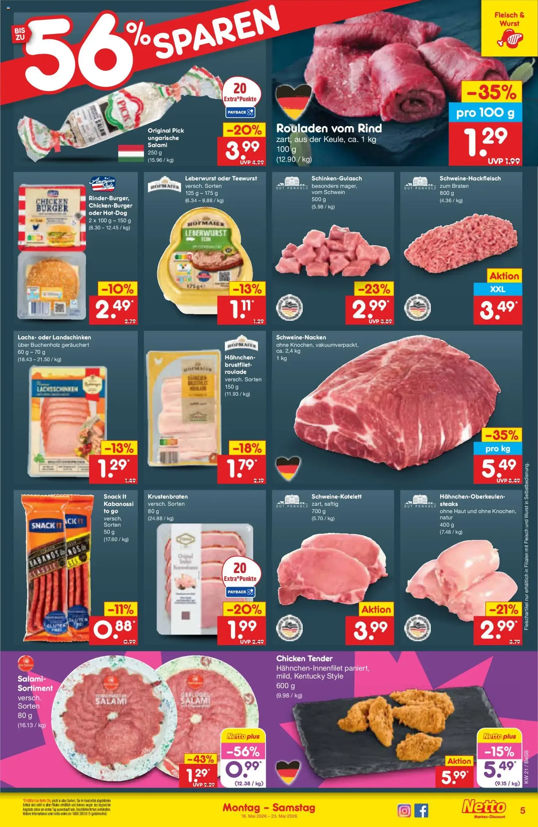 Netto Marken-Discount Prospekt - Gültiger Prospekt ab 18.05.2026, Seite 5 von insgesamt 51