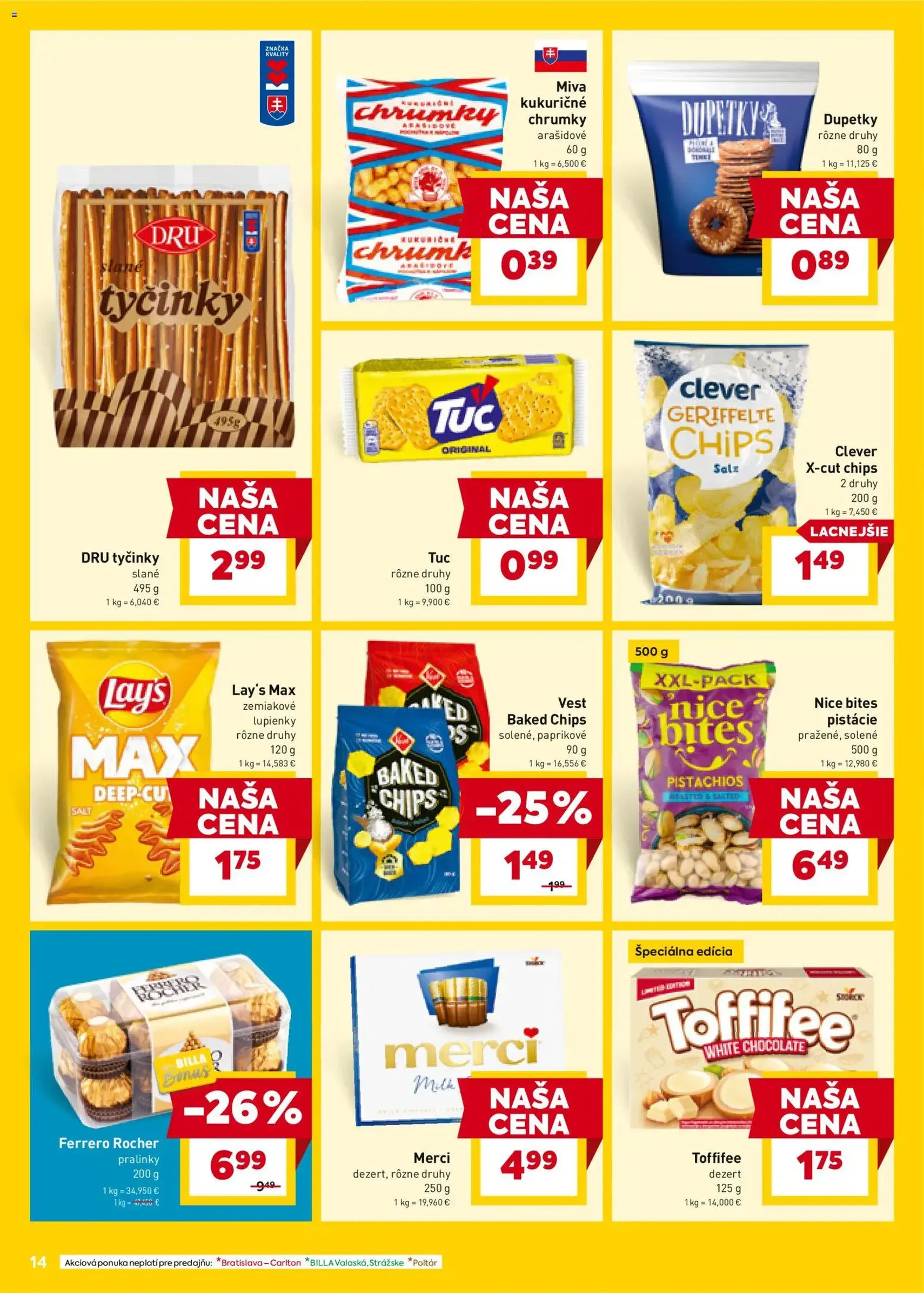 Billa leták - platný leták od 29.10.2025 strana 14 z 20 Billa leták - platný leták od 29.10.2025 strana 14 z 20