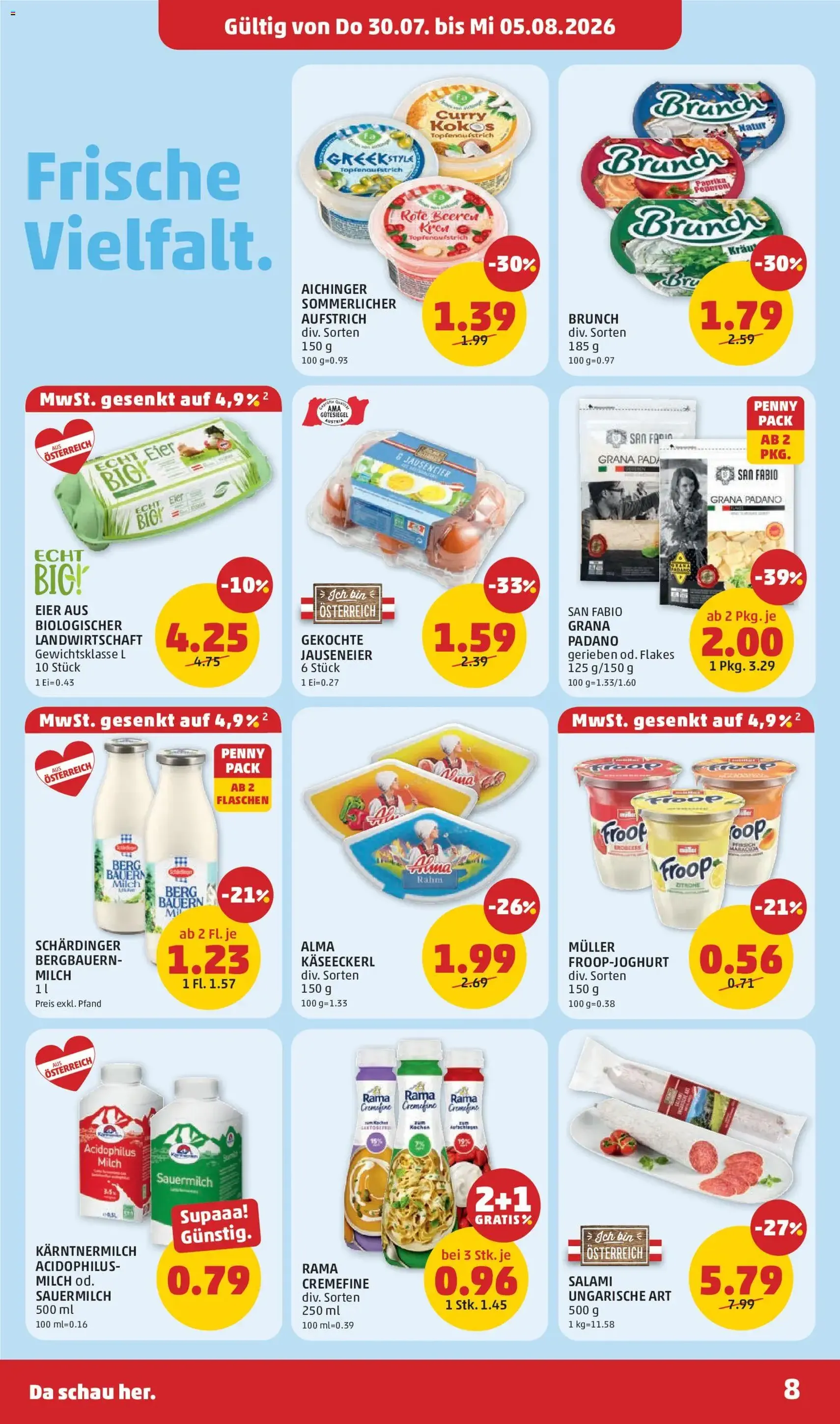 Penny Markt Flugblatt - Gültiger Prospekt ab 30.07.2026, Seite 8 von insgesamt 28