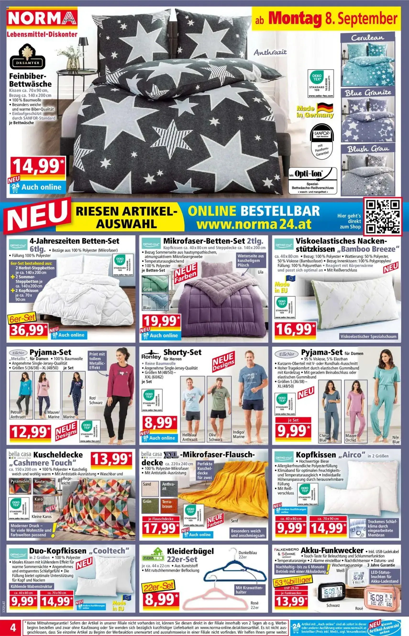 Norma Flugblatt - Gültiger Prospekt ab 08.09.2025, Seite 4 von insgesamt 18 Norma Flugblatt - Gültiger Prospekt ab 08.09.2025, Seite 4 von insgesamt 18