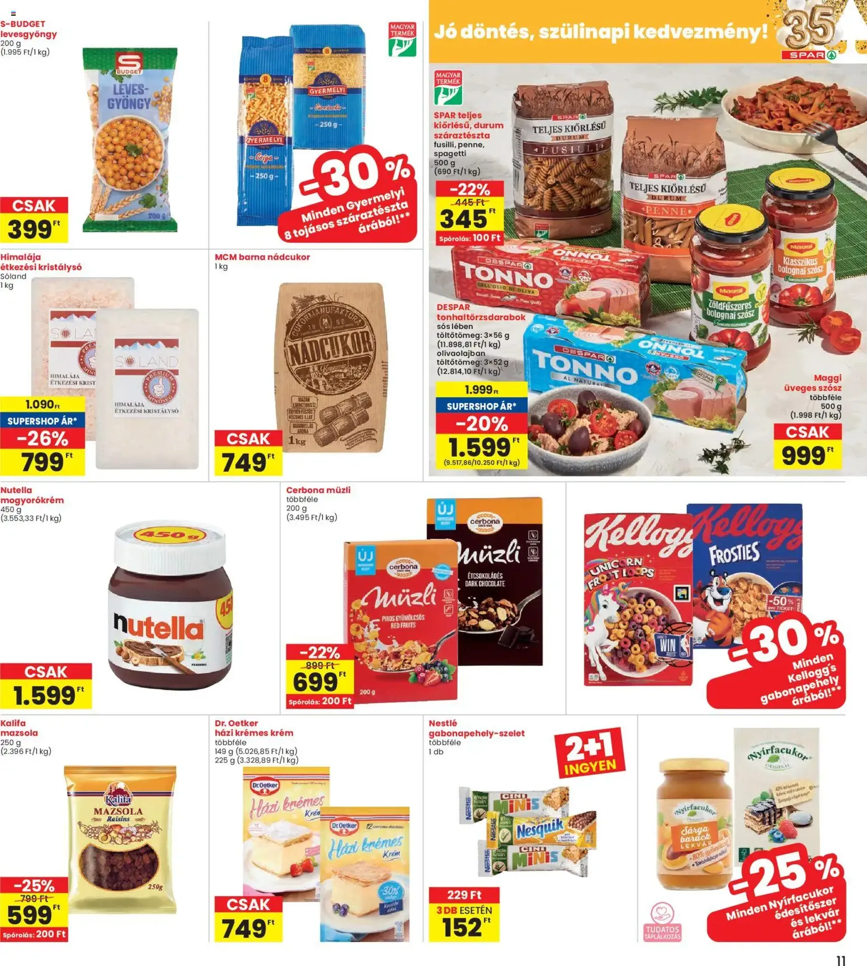 Interspar Akciós újság - 2026.02.19. érvényes szórólap 11 oldal 28 oldalból