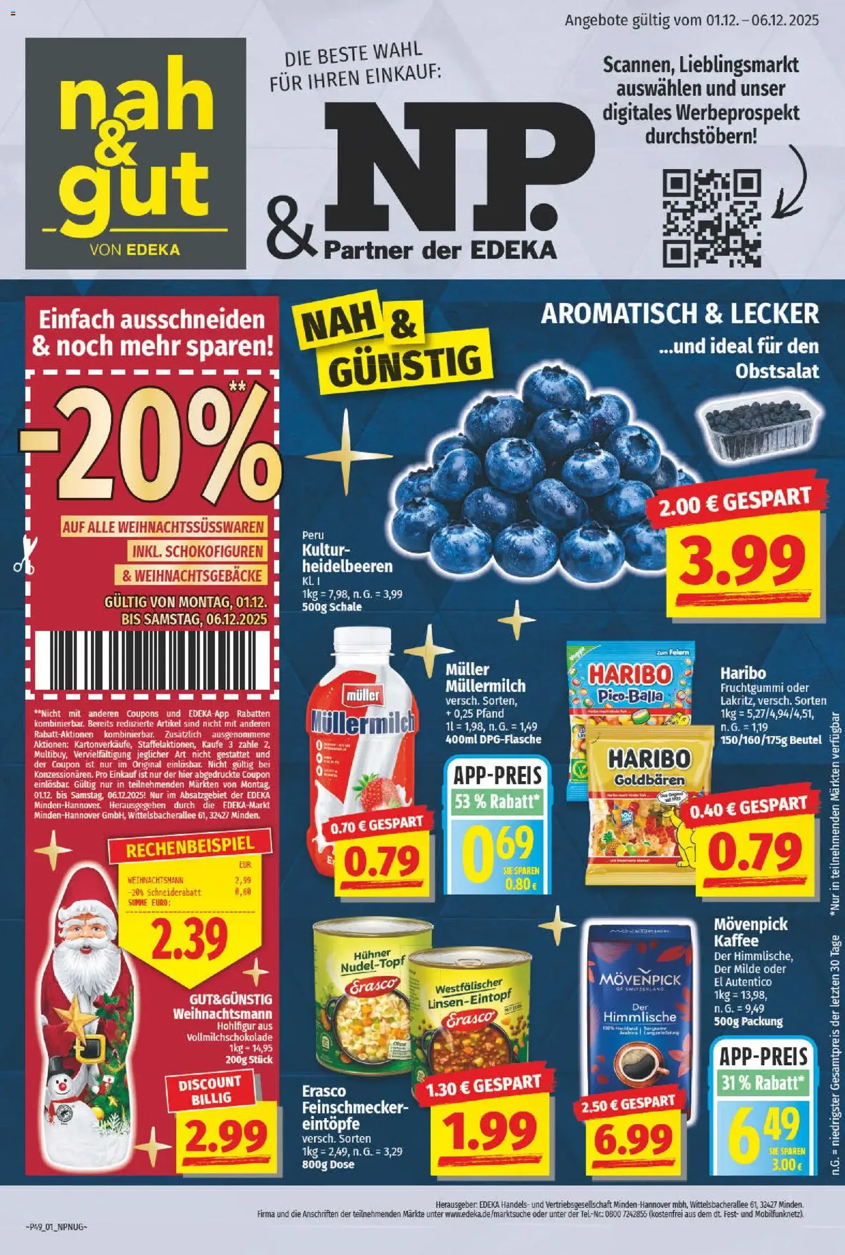 NP Discount Prospekt - Gültiger Prospekt ab 01.12.2025, Seite 1 von insgesamt 14