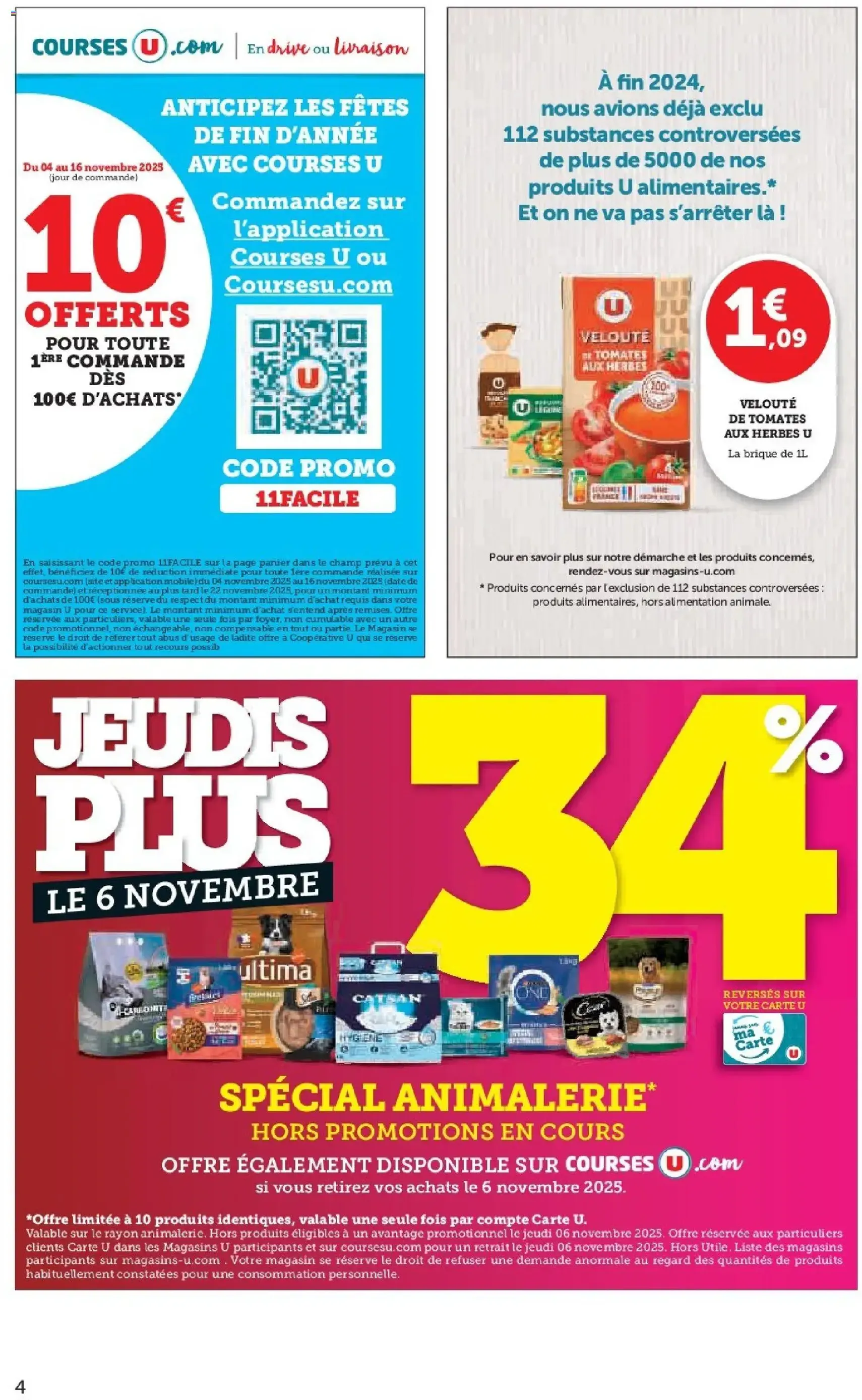 Super U catalogue - brochure valable à partir du 04/11/2025, page 4 sur 48