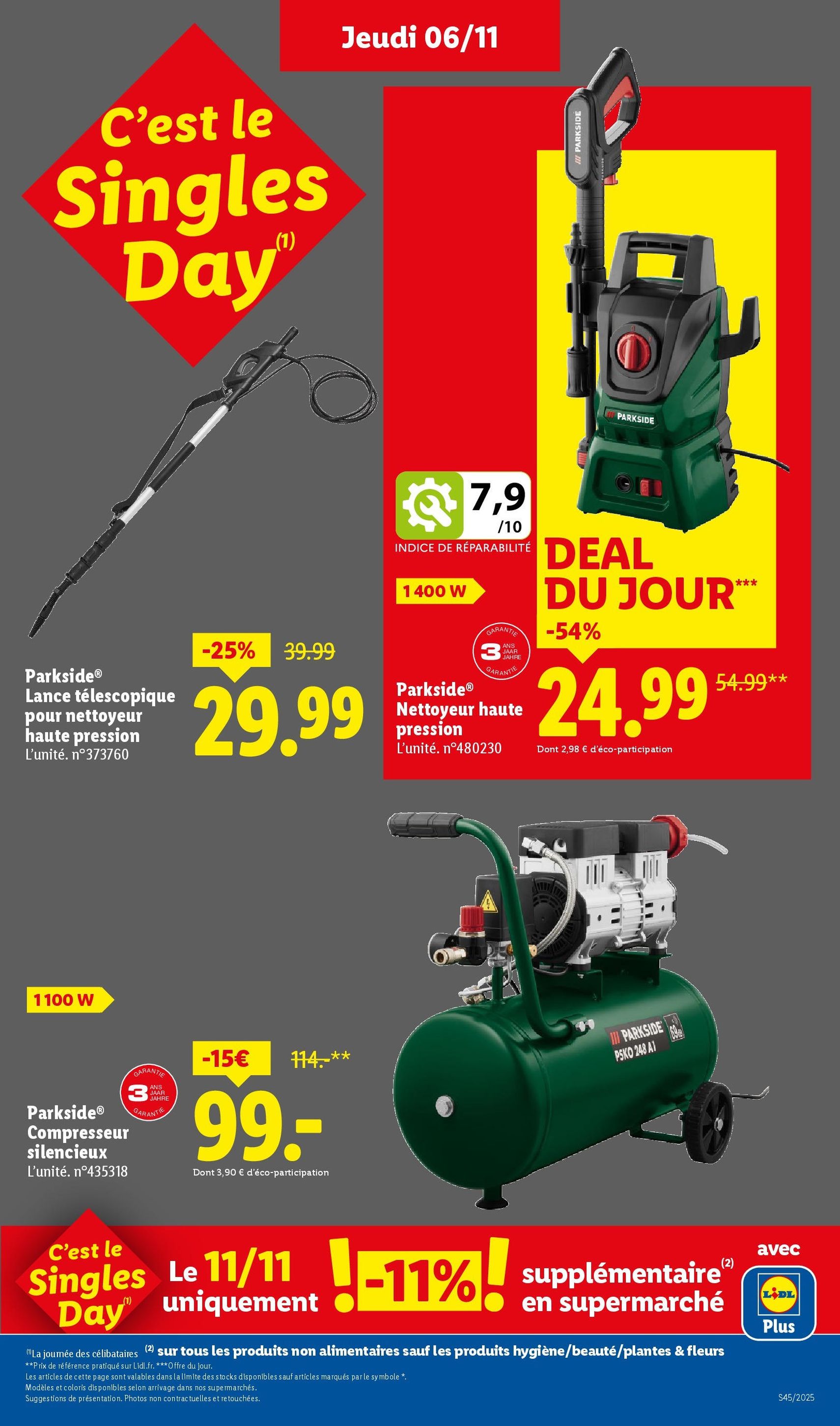 LIDL catalogue semaine 45 - brochure valable à partir du 06/11/2025, page 43 sur 95