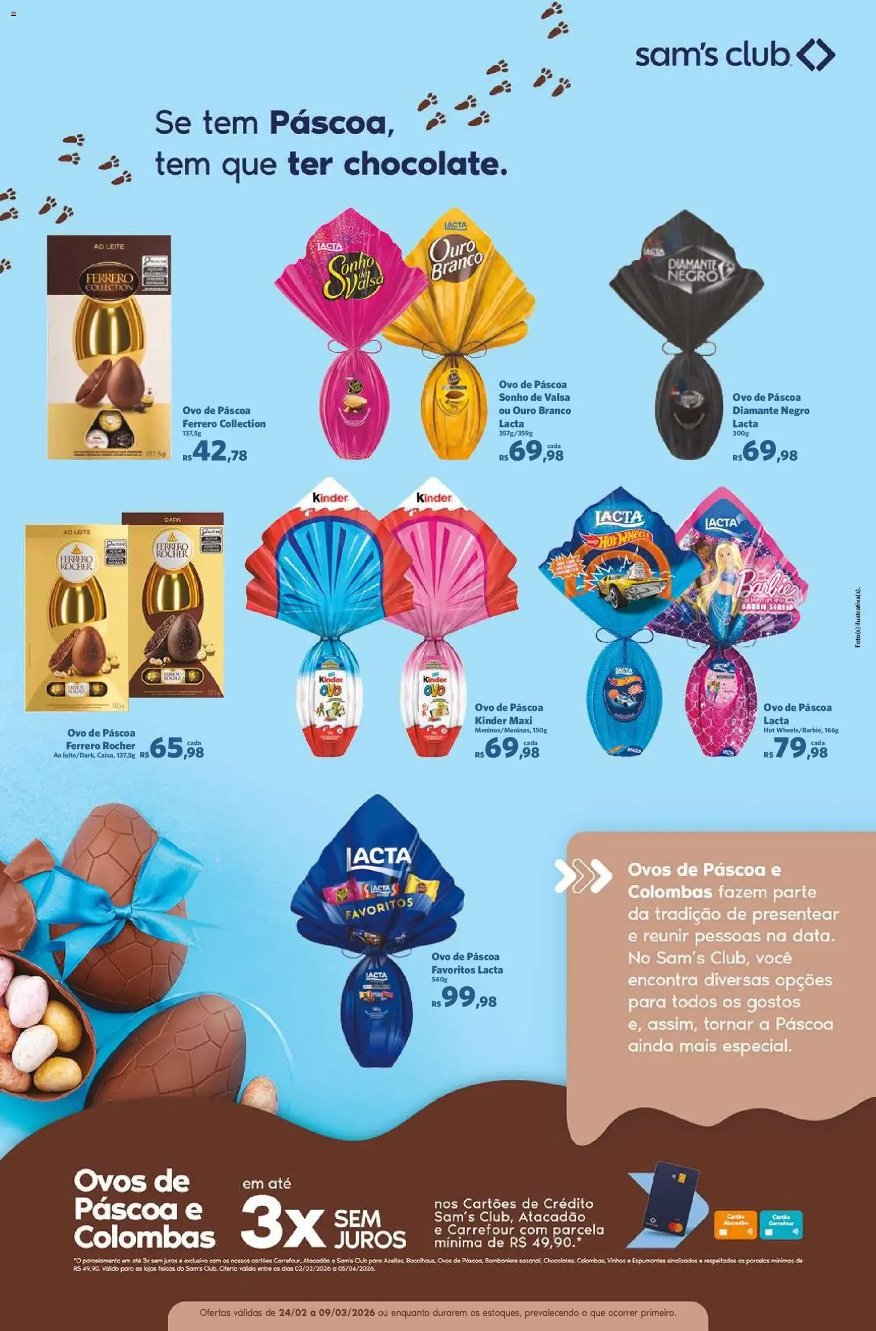 Sam's Club - Ofertas Páscoa - folheto válido a partir de 24/02/2026 página 3 de 10