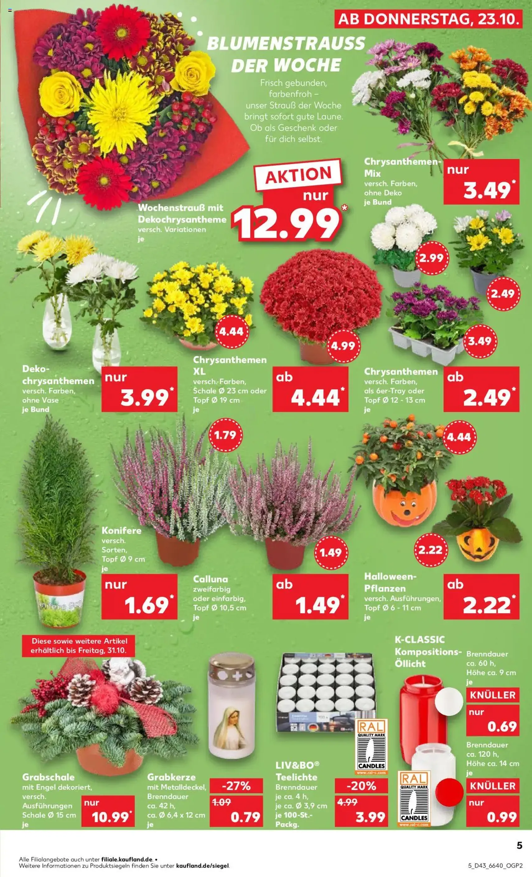 Kaufland Prospekt - Gültiger Prospekt ab 23.10.2025, Seite 5 von insgesamt 61 Kaufland Prospekt - Gültiger Prospekt ab 23.10.2025, Seite 5 von insgesamt 61