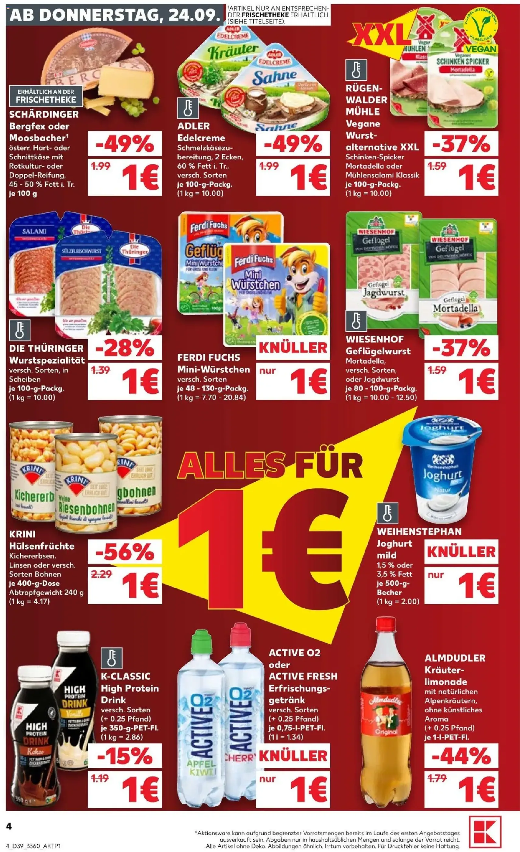 Kaufland Prospekt - Gültiger Prospekt ab 24.09.2026, Seite 4 von insgesamt 72