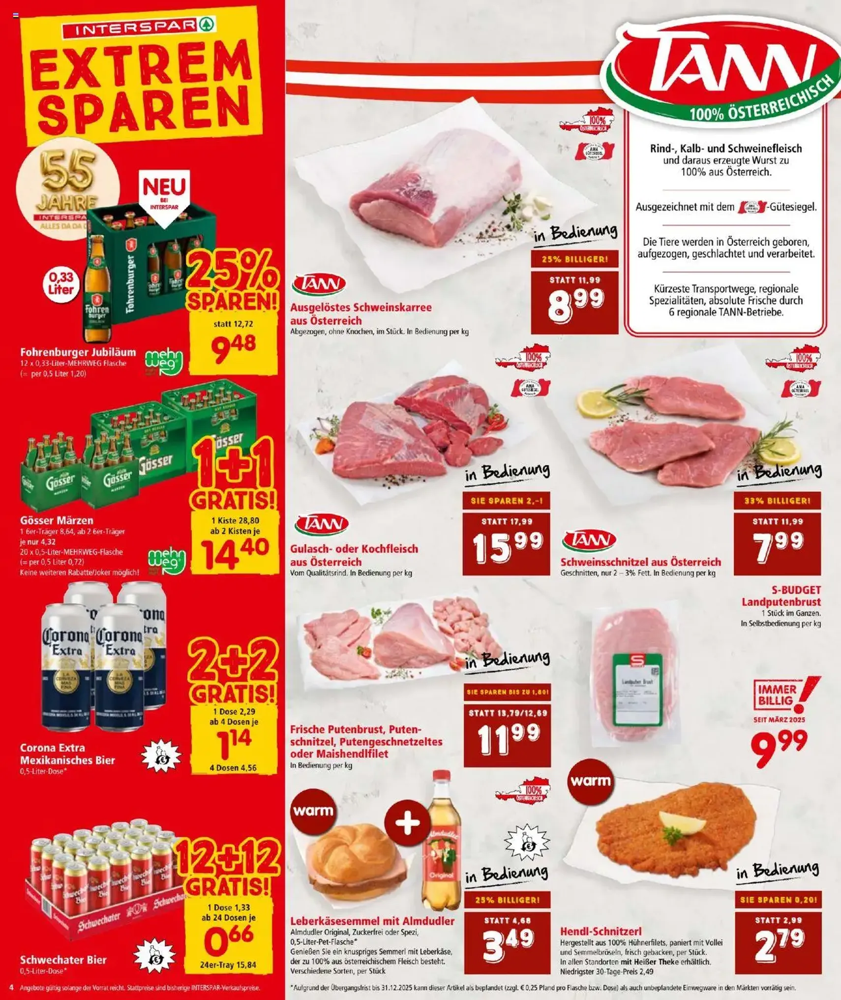 Interspar Flugblatt - Gültiger Prospekt ab 11.09.2025, Seite 4 von insgesamt 20