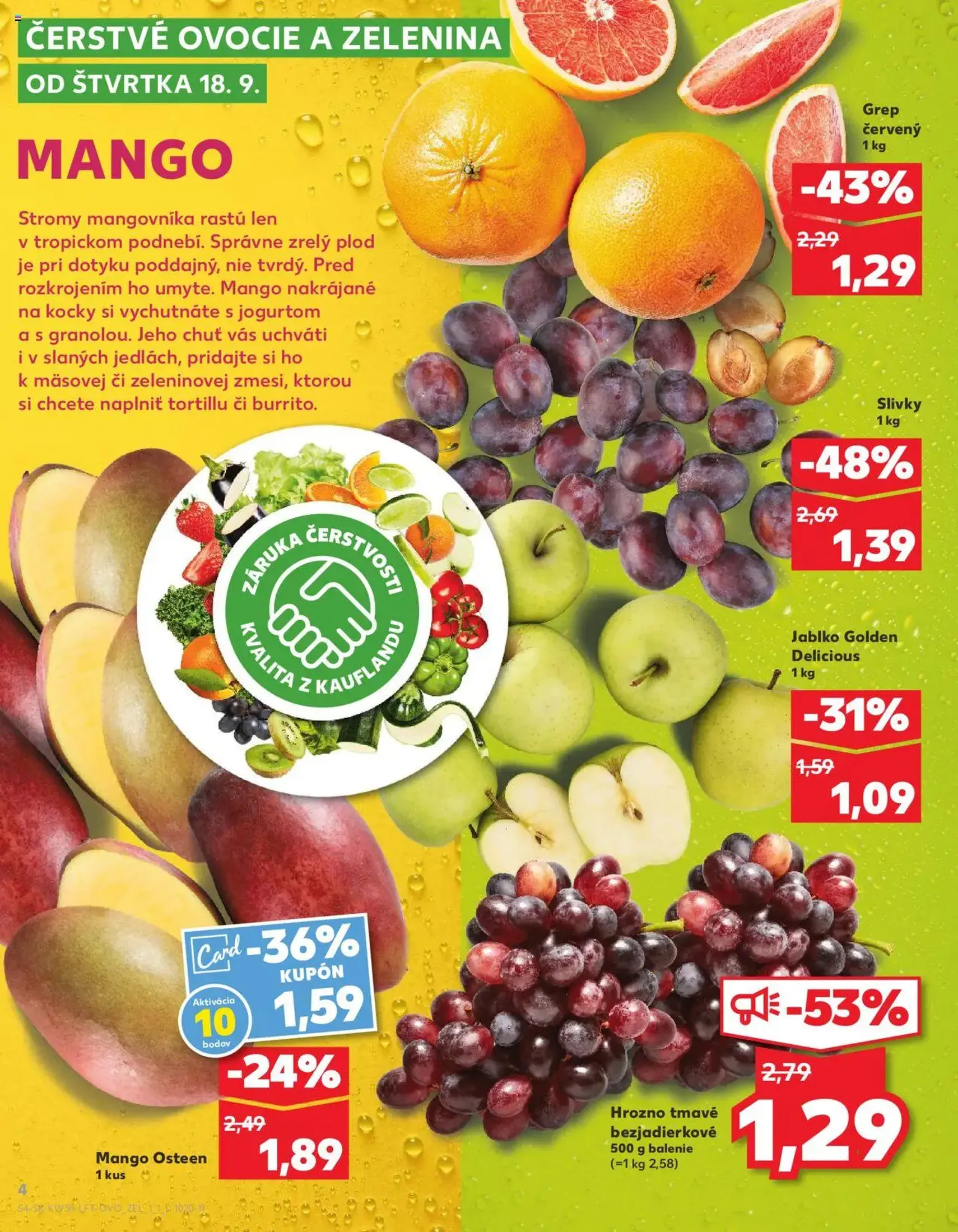 Kaufland SK Bratislava-Devínska Nová Ves - 2025.09.18. érvényes szórólap 4 oldal 76 oldalból