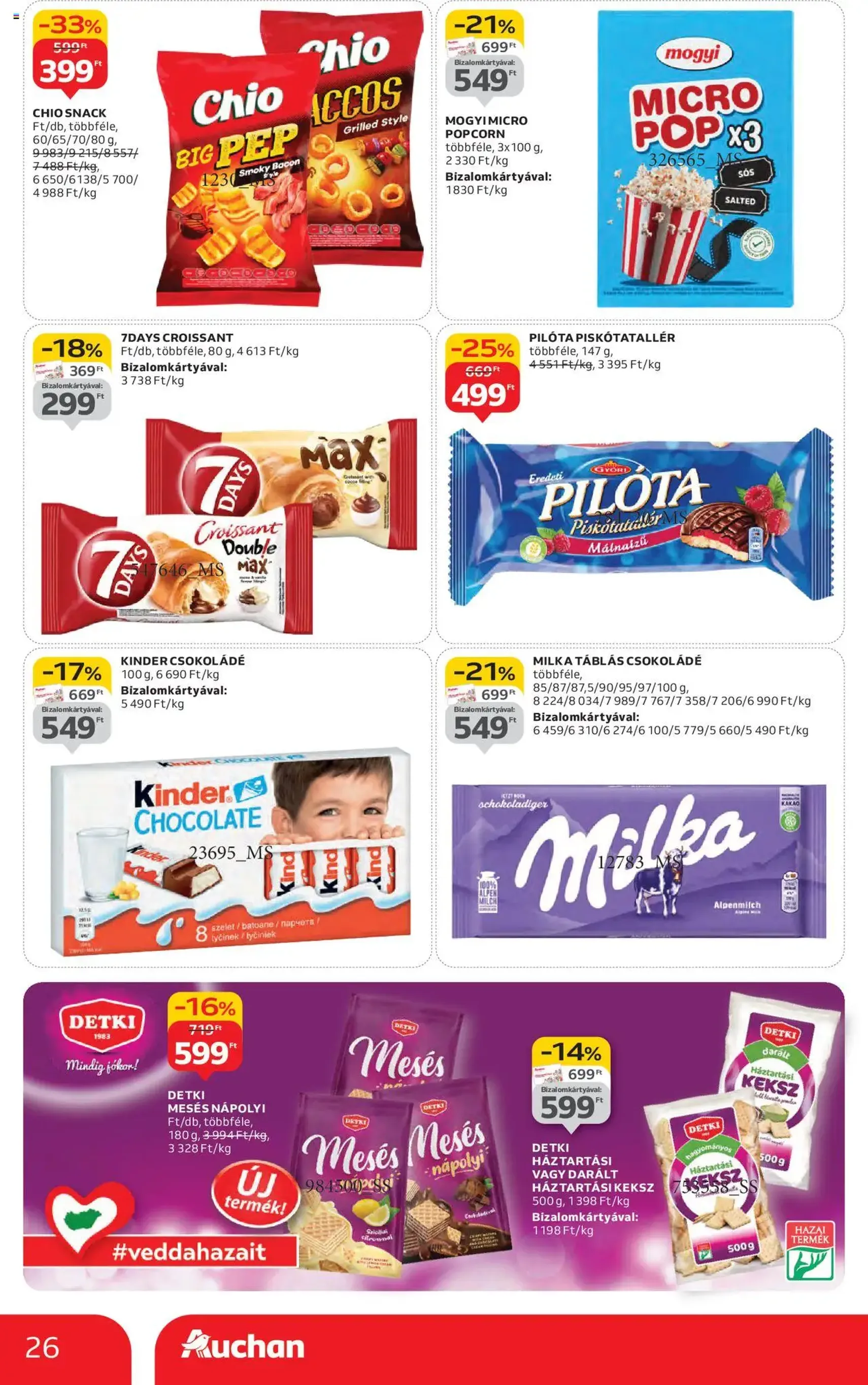 Auchan Akciós újság - 2025.10.16. érvényes szórólap 26 oldal 54 oldalból Auchan Akciós újság - 2025.10.16. érvényes szórólap 26 oldal 54 oldalból