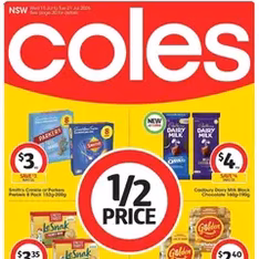 Coles catalogue - Flyer preview valid from 15/07/2026