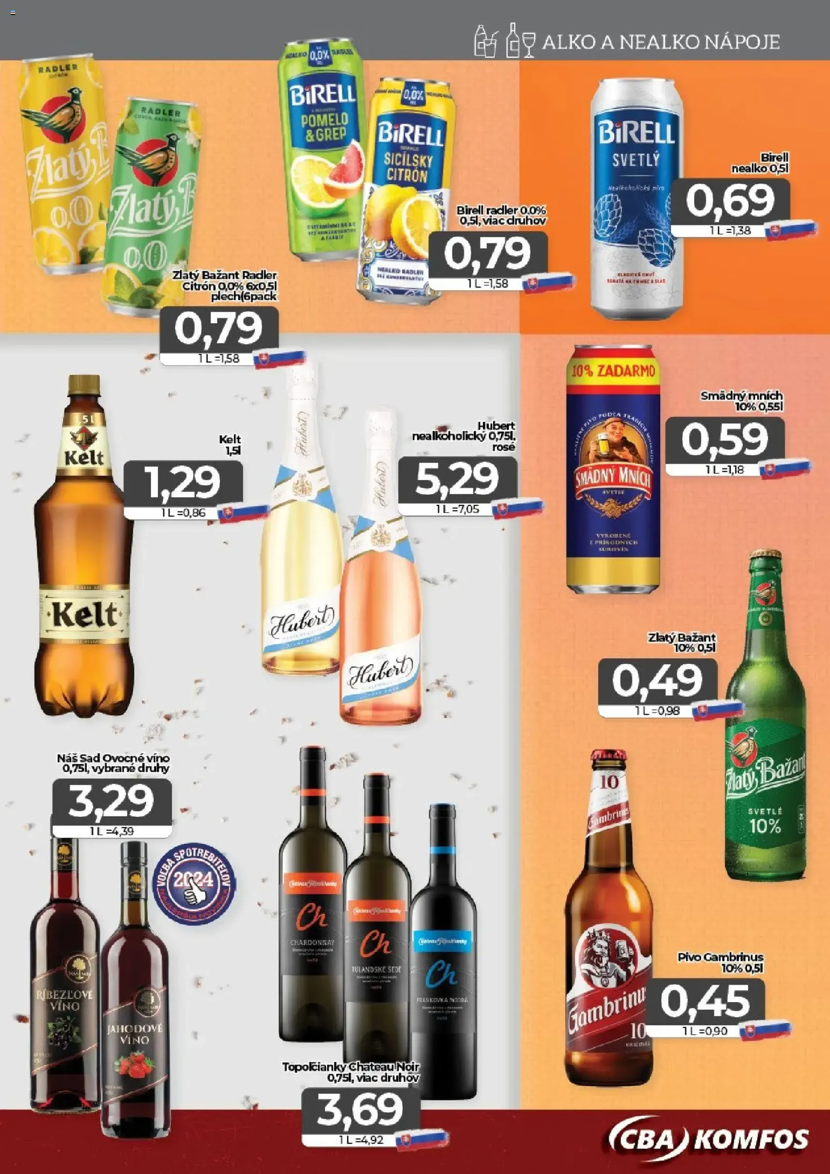 CBA Komfos leták - platný leták od 21.08.2026 strana 13 z 16