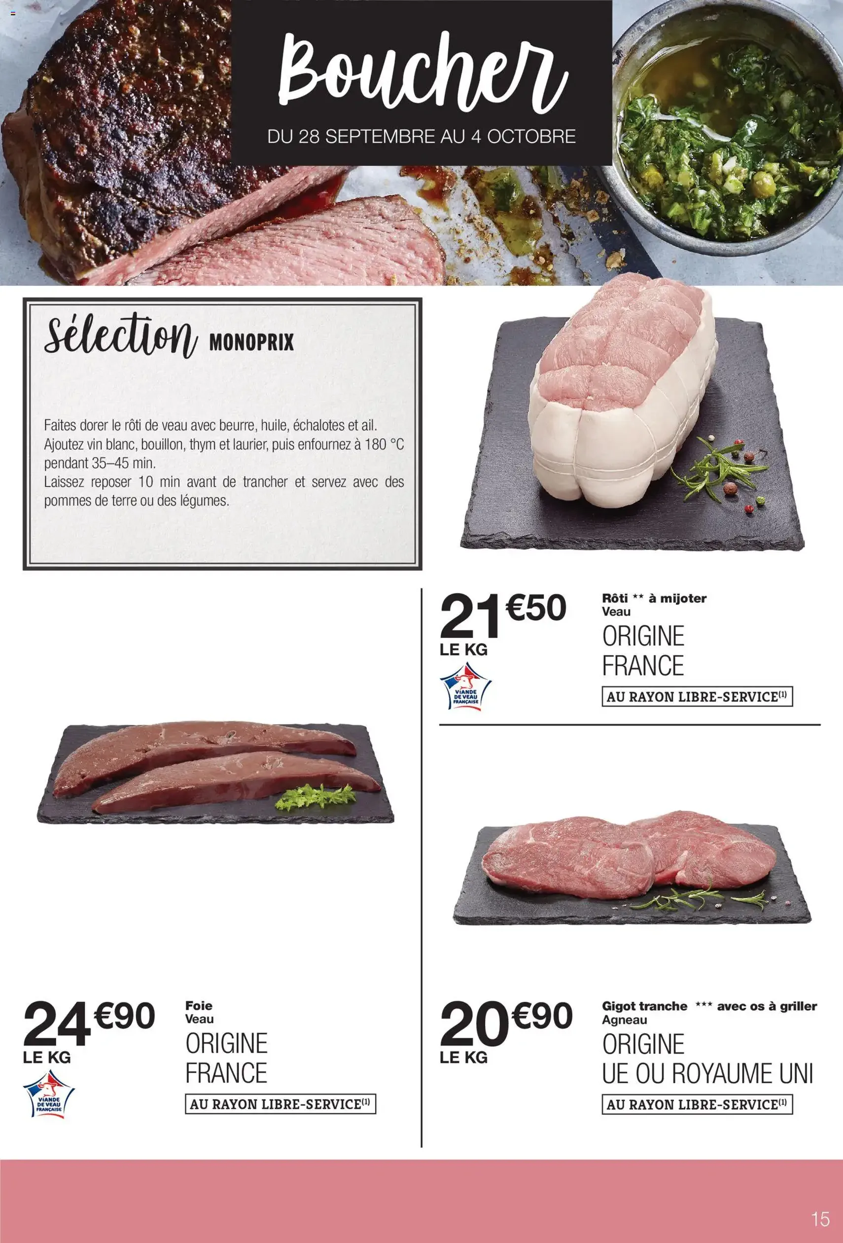 Monoprix catalogue - brochure valable à partir du 22/09/2026, page 15 sur 64