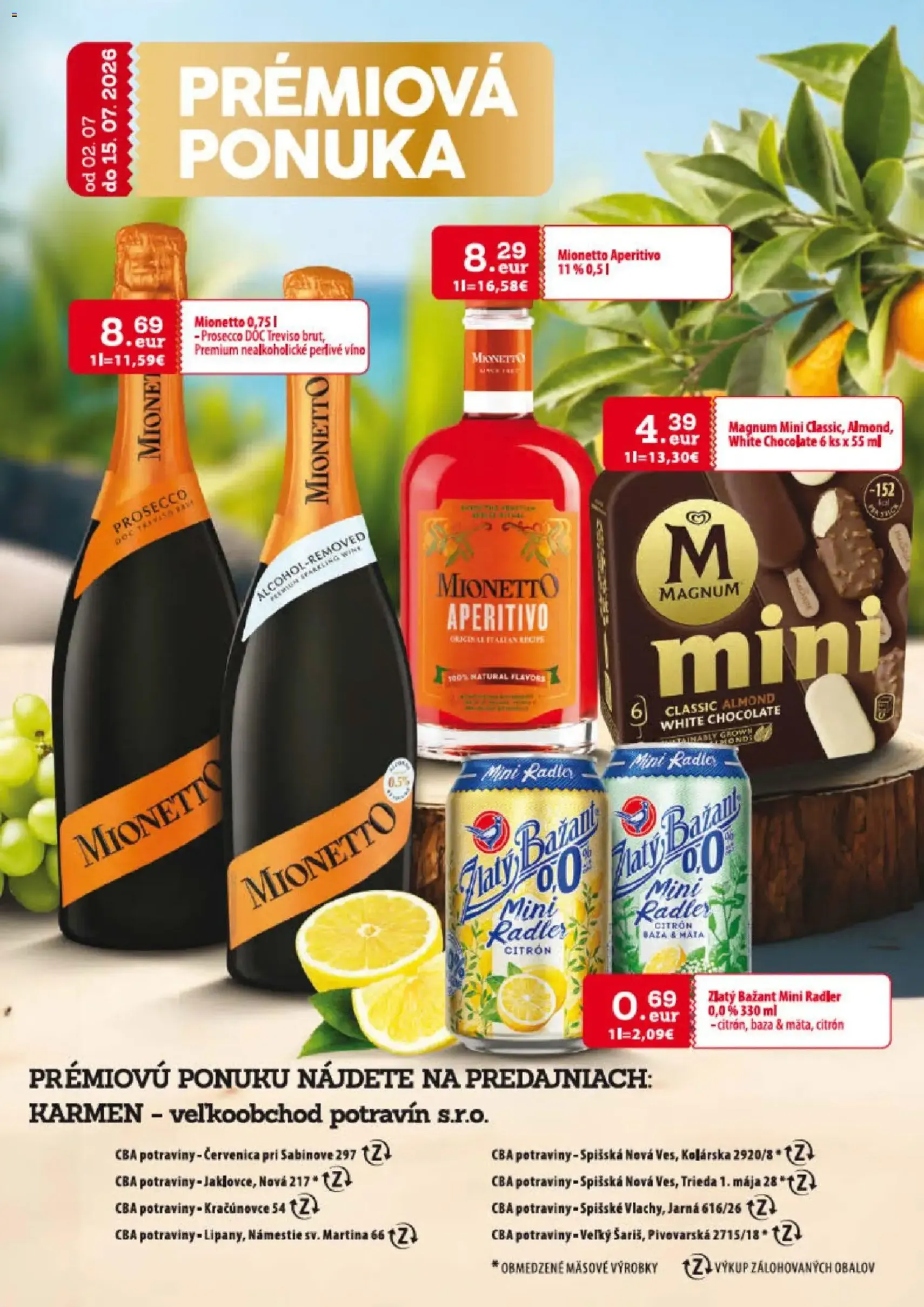 KARMEN CBA leták - platný leták od 02.07.2026 strana 29 z 32
